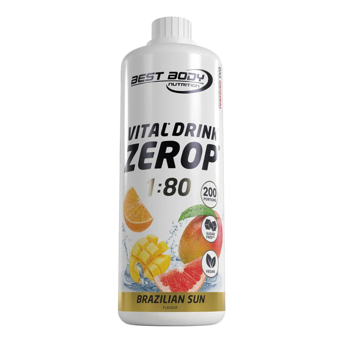 Best Body Nutrition Vital Drink Zerop 1:80 1L Brazilian Sun