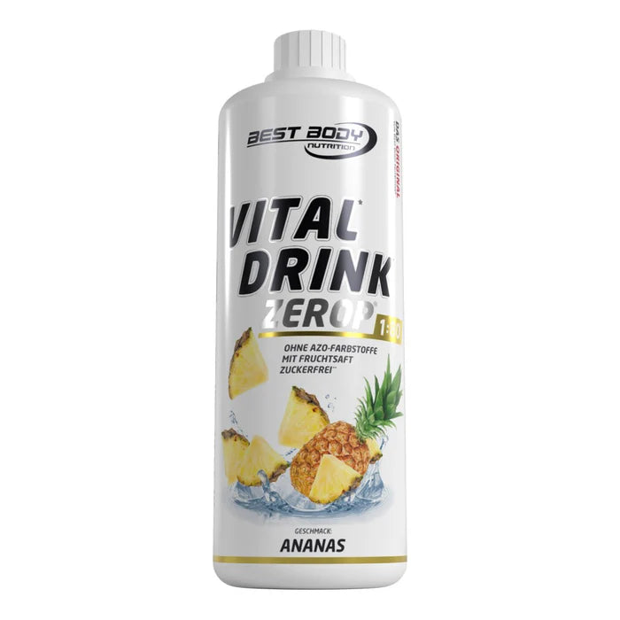 Best Body Nutrition Vital Drink Zerop 1:80 1L Ananas