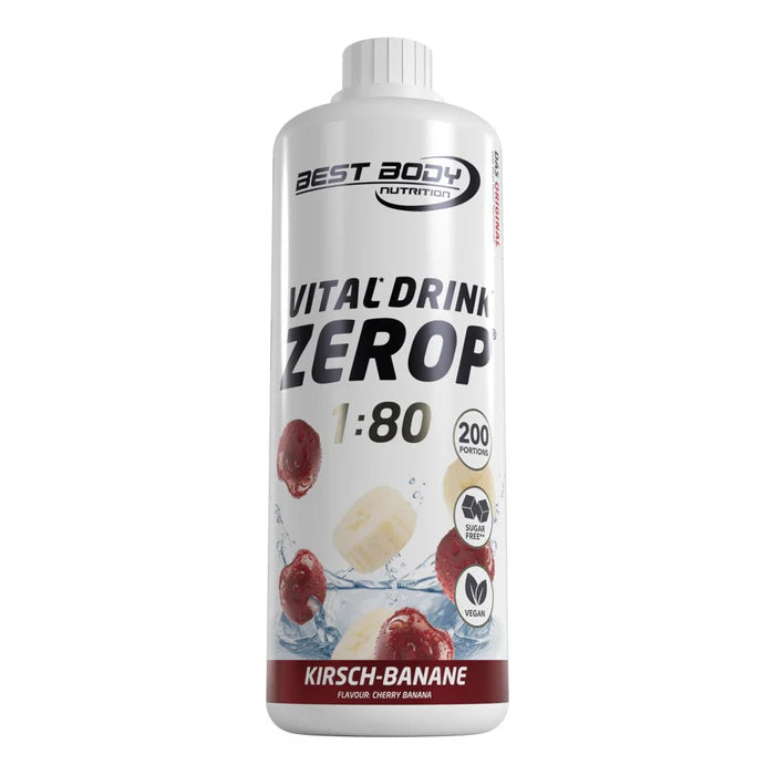 Best Body Nutrition Vital Drink Zerop 1:80 1L Kirsch-Banane
