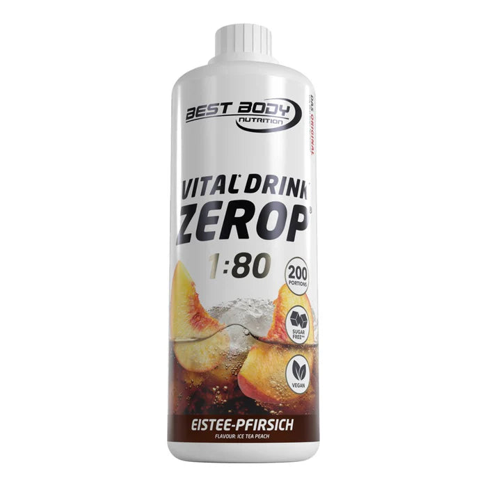 Best Body Nutrition Vital Drink Zerop 1:80 1L Eistee-Pfirsich