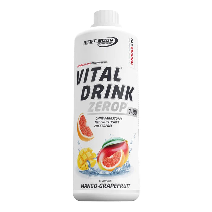 Best Body Nutrition Vital Drink Zerop 1:80 1L Mango-Grapefruit
