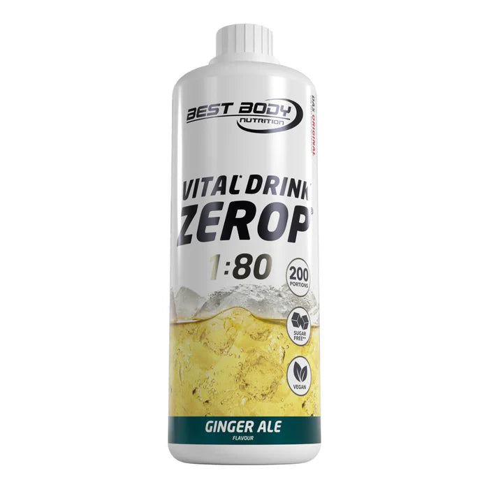 Best Body Nutrition Vital Drink Zerop 1:80 1L Ginger Ale