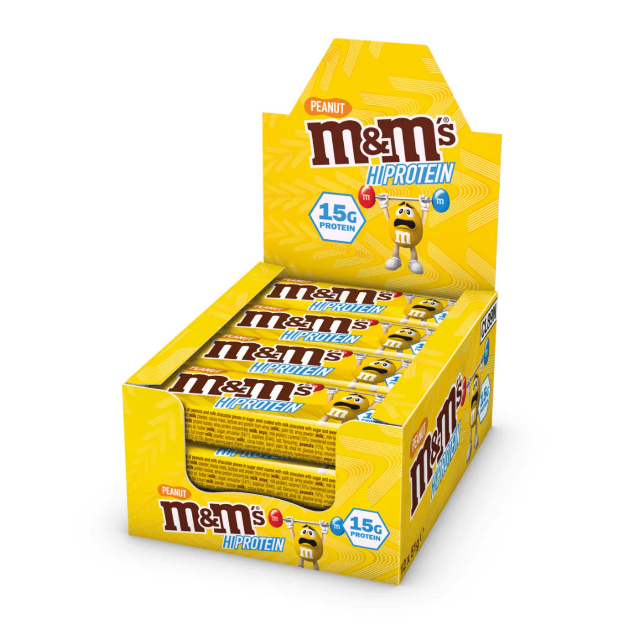 M&M's HI PROTEIN Bar (12x52g)