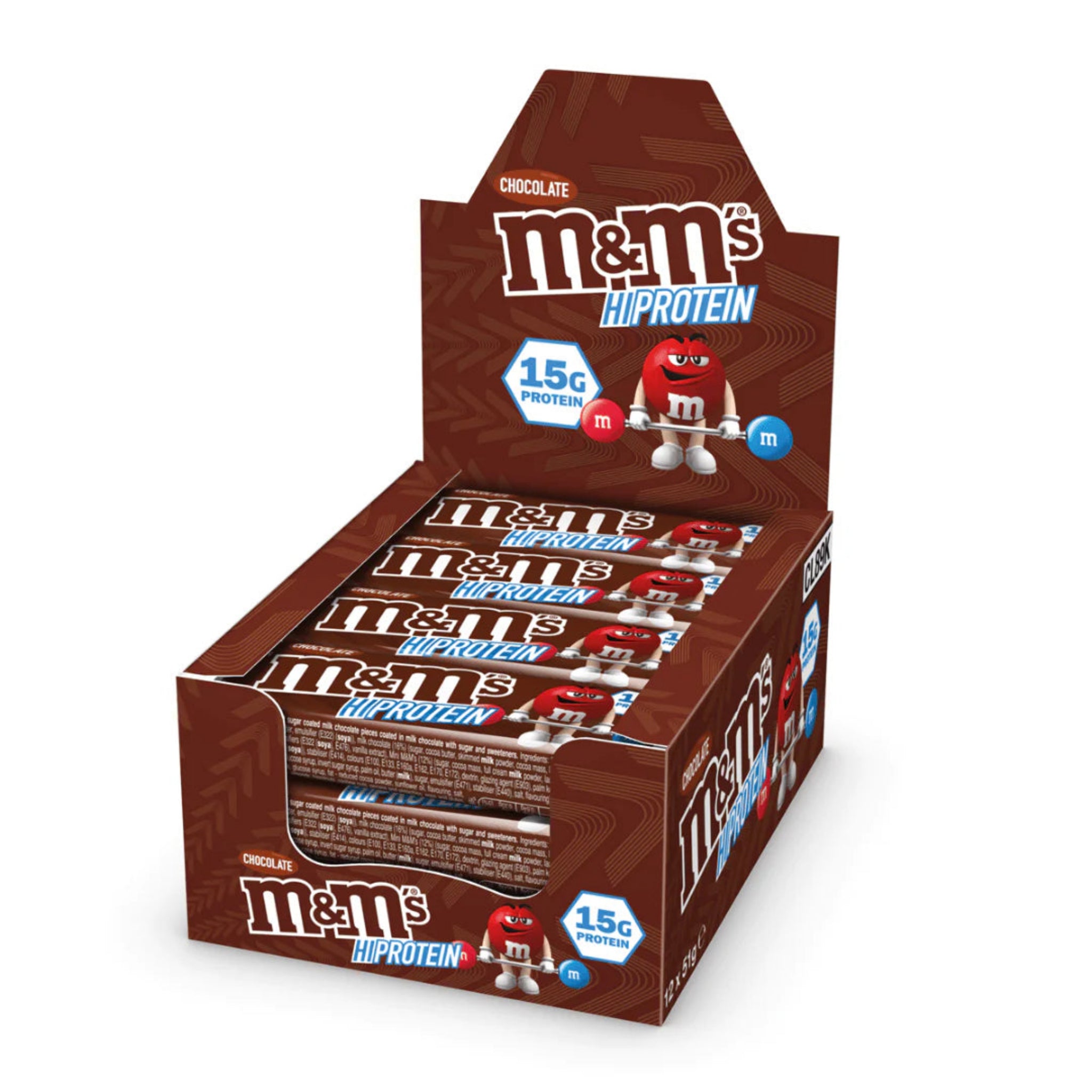 M&M's HI PROTEIN Bar (12x52g)
