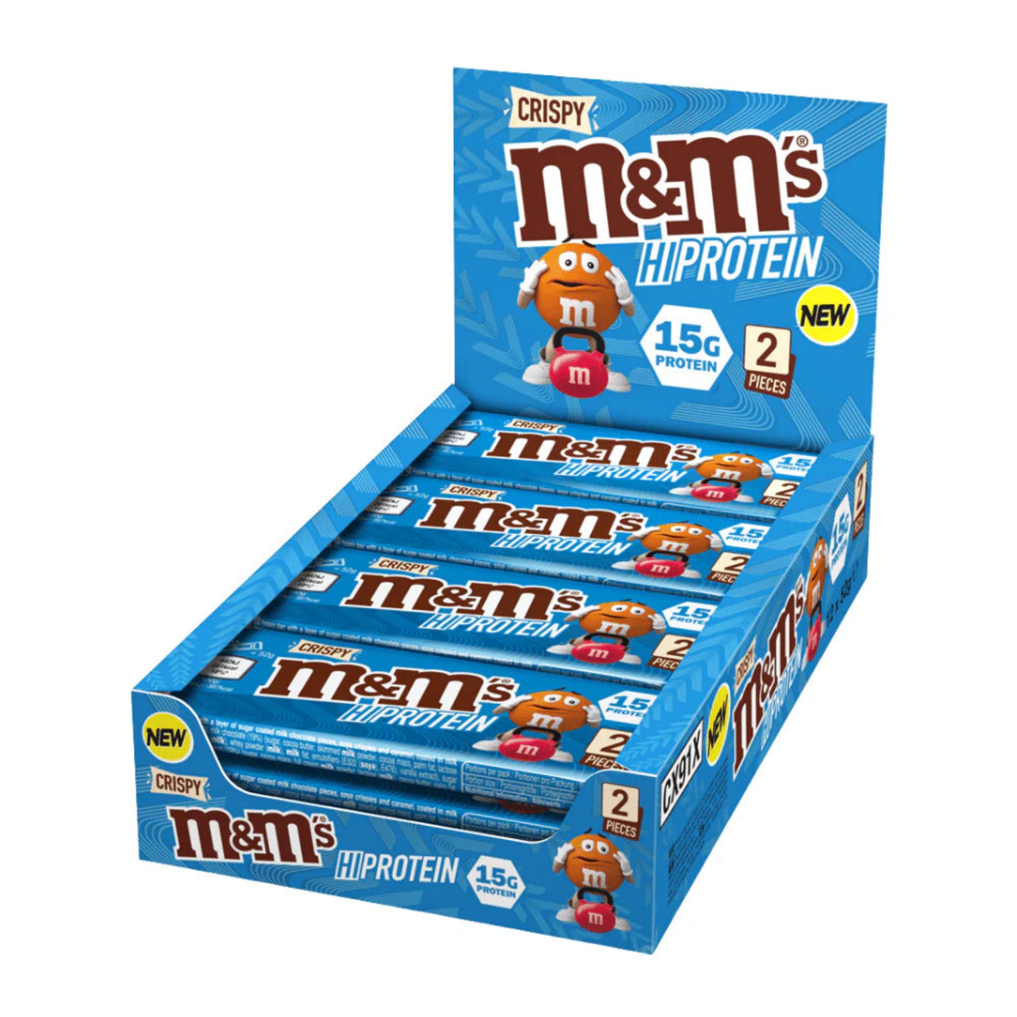 M&M's HI PROTEIN Bar (12x52g)