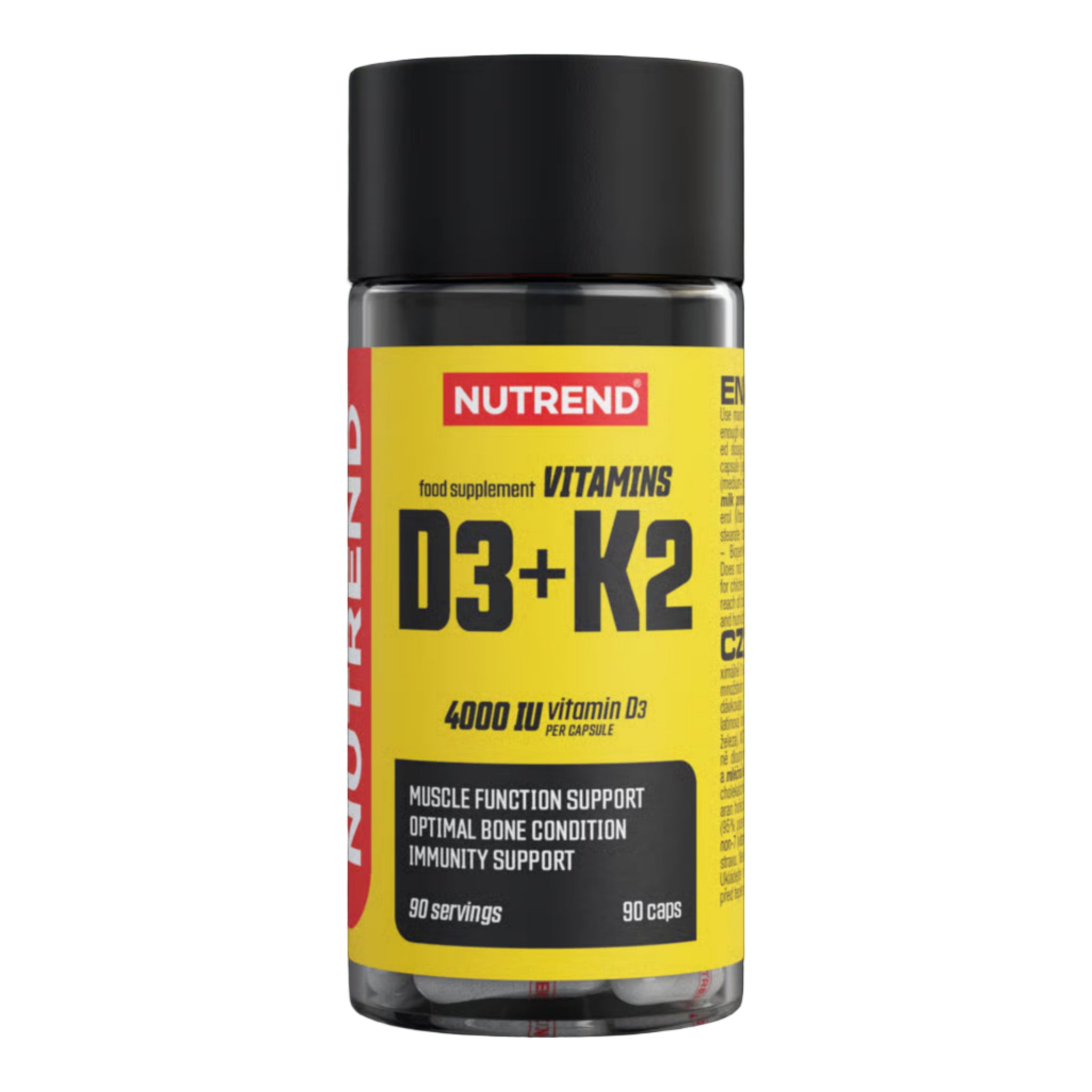 Nutrend Vitamin D3 + K2 (90 Kapseln)