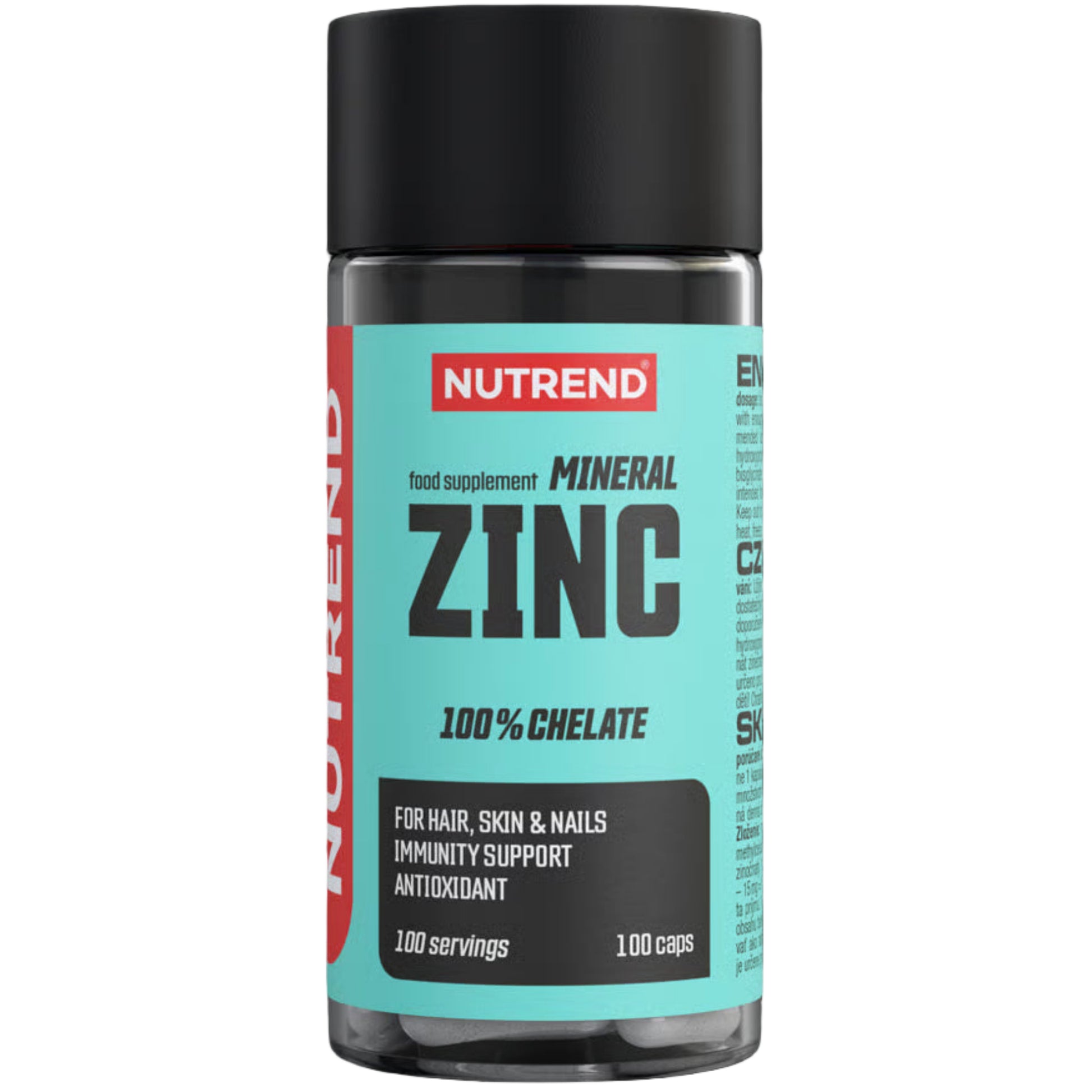 Nutrend Mineral Zinc 100% Chelate