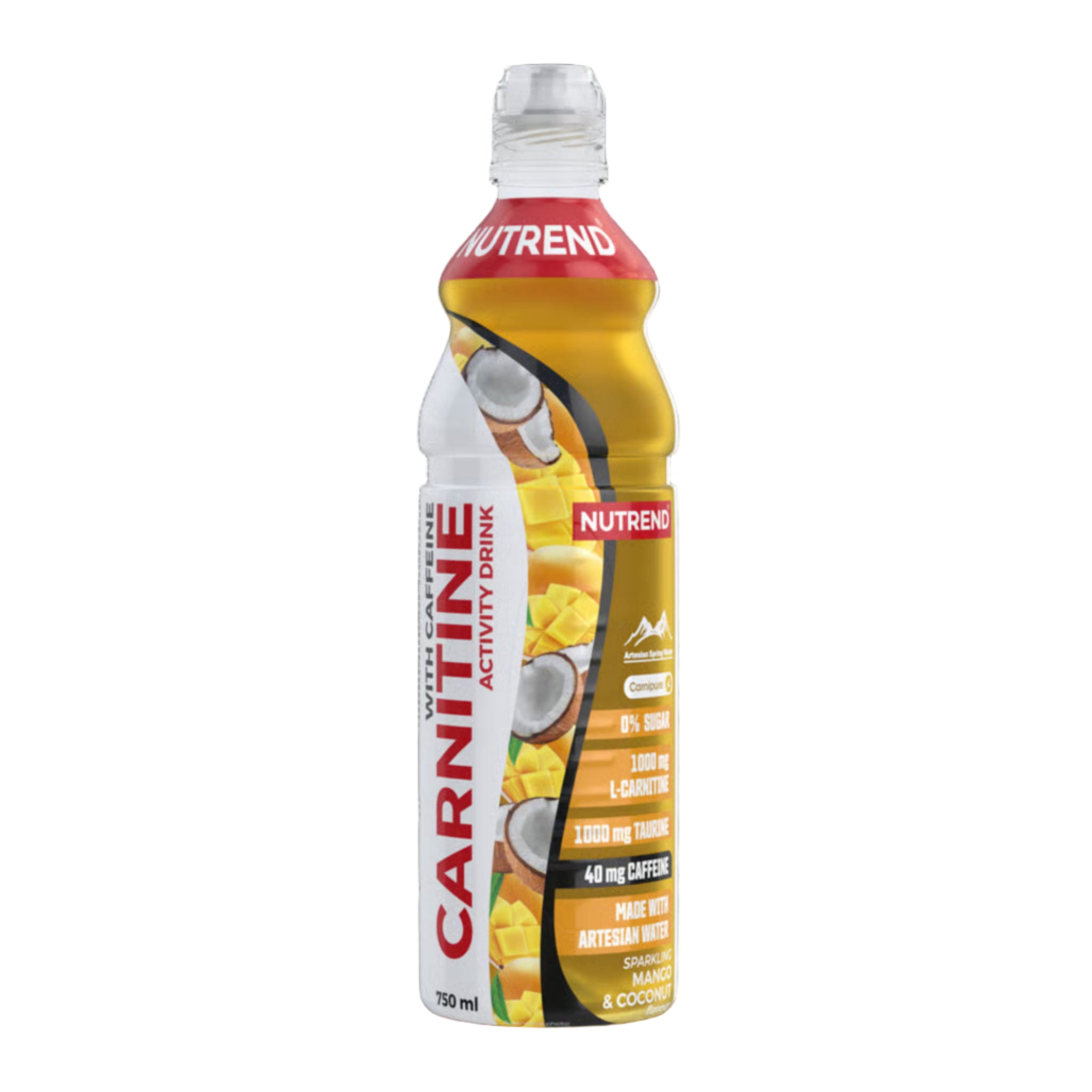 Nutrend Carnitine Activity Drink with Caffeine (8x750ml)