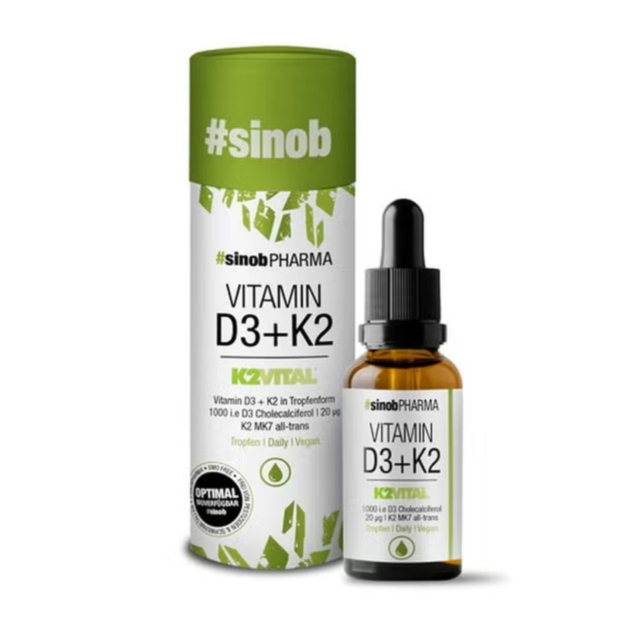 Sinob Vitamin D3 + K2 Tropfen (10ml)