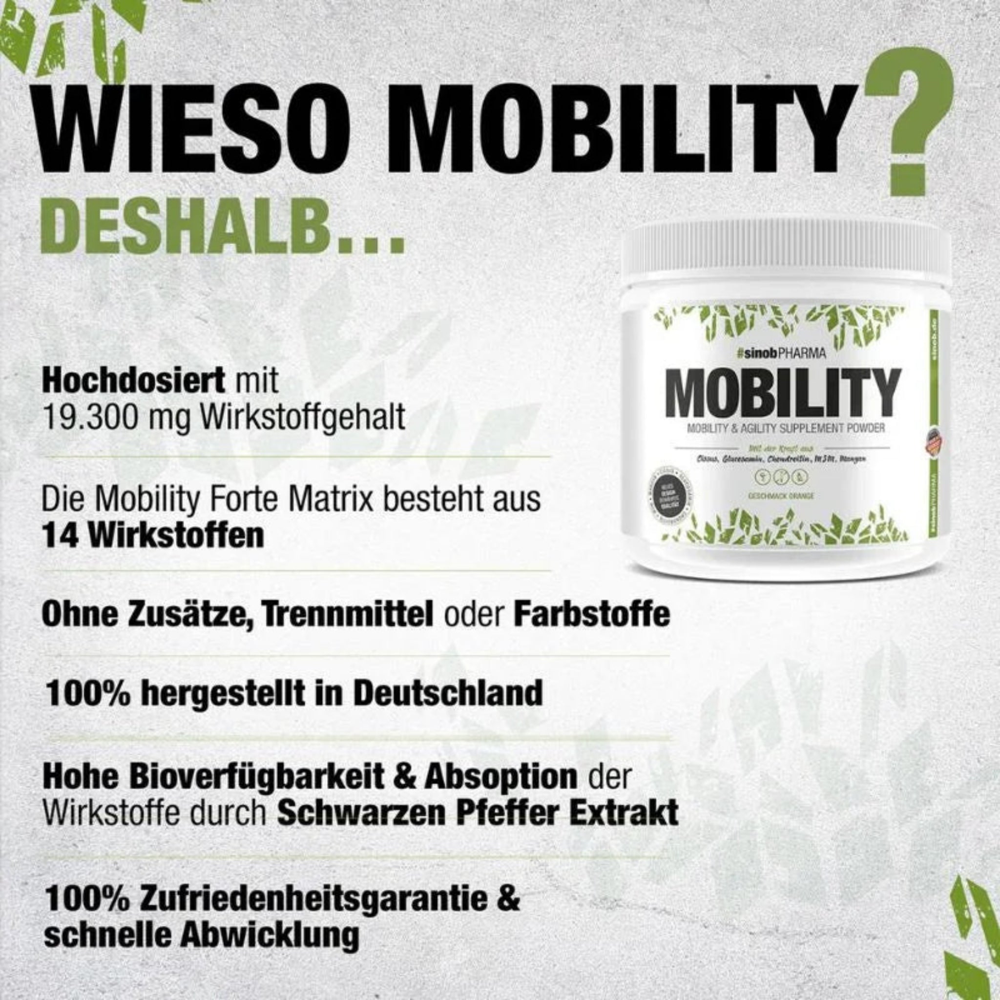 Sinob Complete MOBILITY Forte (474g) - Orange