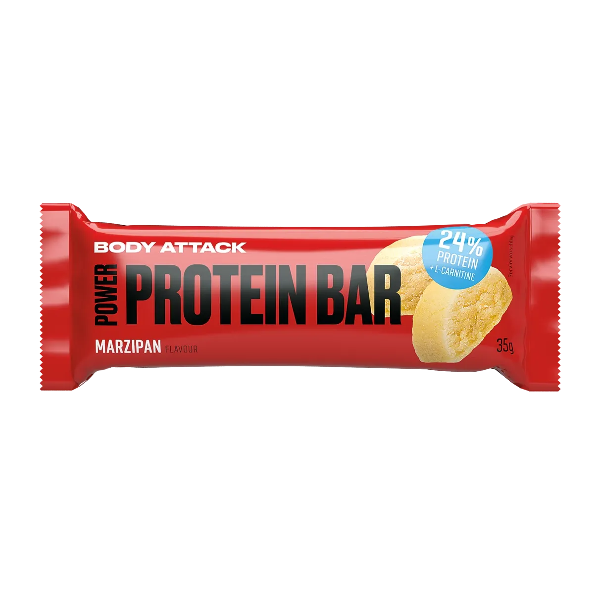 Body Attack Power Protein Bar 24 x 35g Marzipan