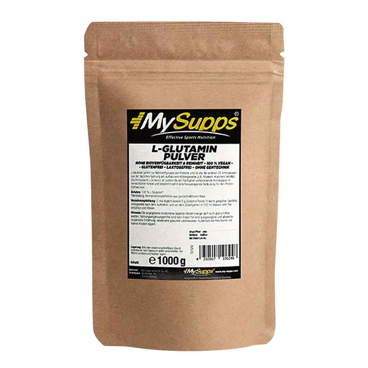 MySupps L-Glutamin Pulver 1000g