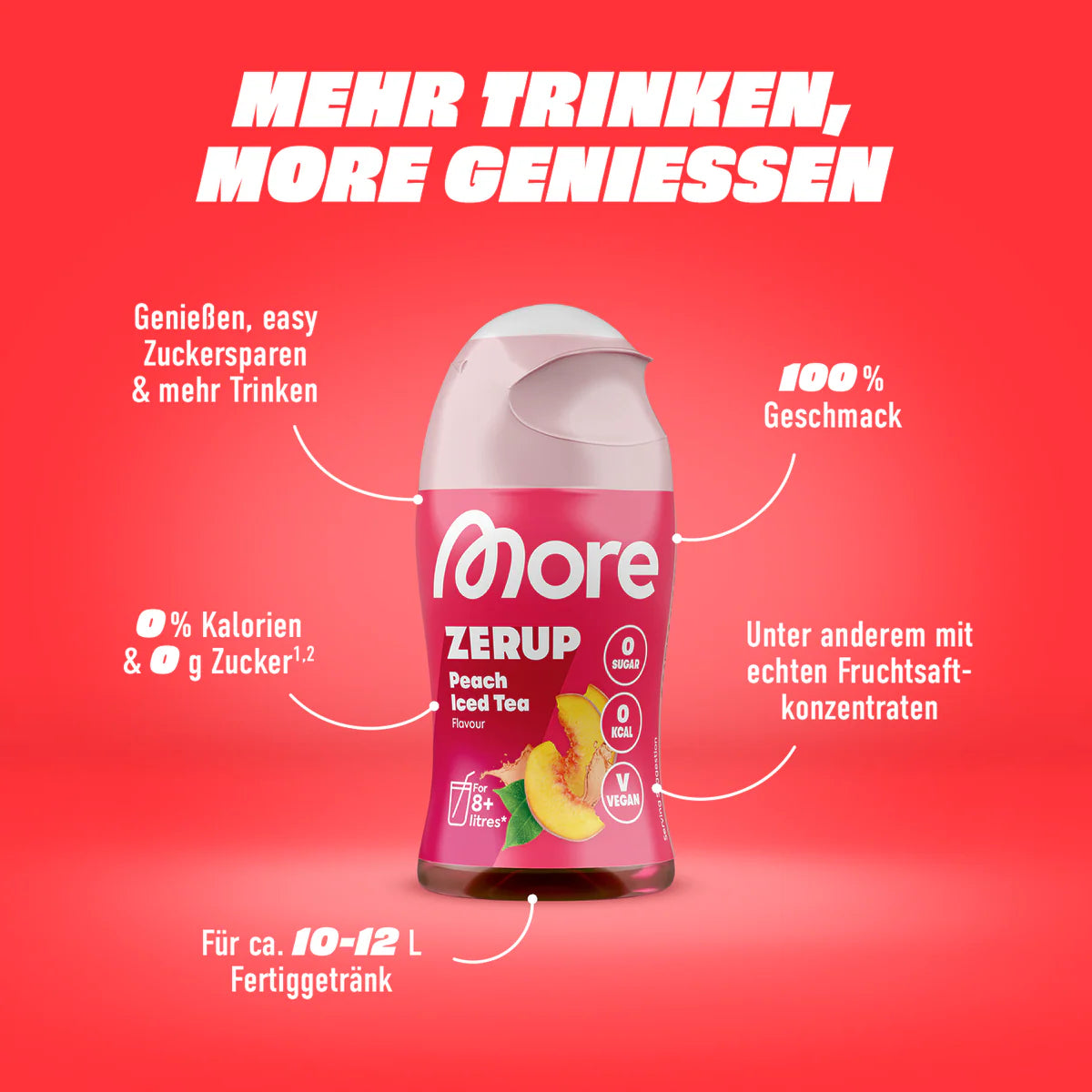 More Nutrition ZERUP Getränkesirup 65ml Capri Orange