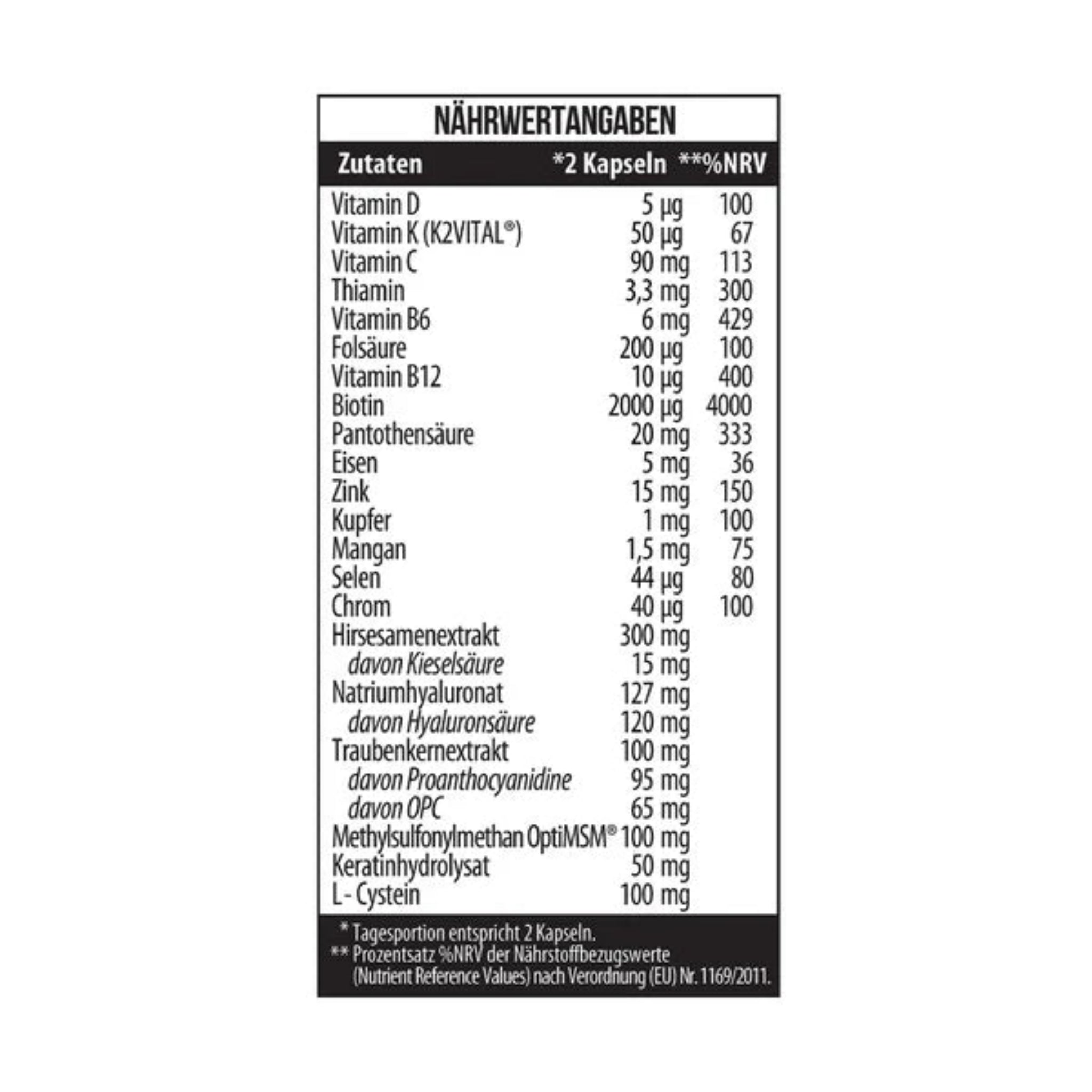 MST Hair Advanced Formula (60 Kapseln)