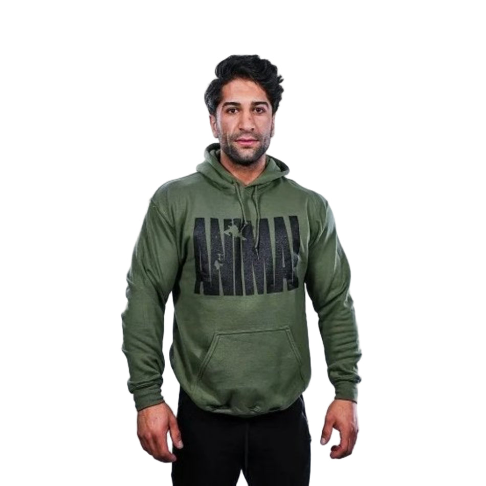 Universal Nutrition Animal Hooded Sweater Military Green