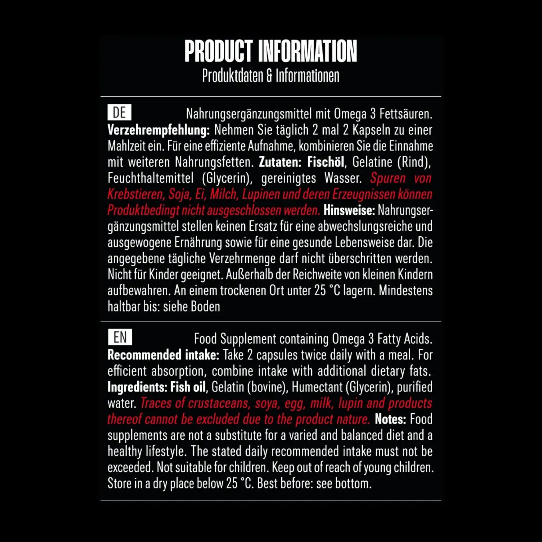 Big Zone Omega 3 Fury Triglyceride (300 Kapseln)