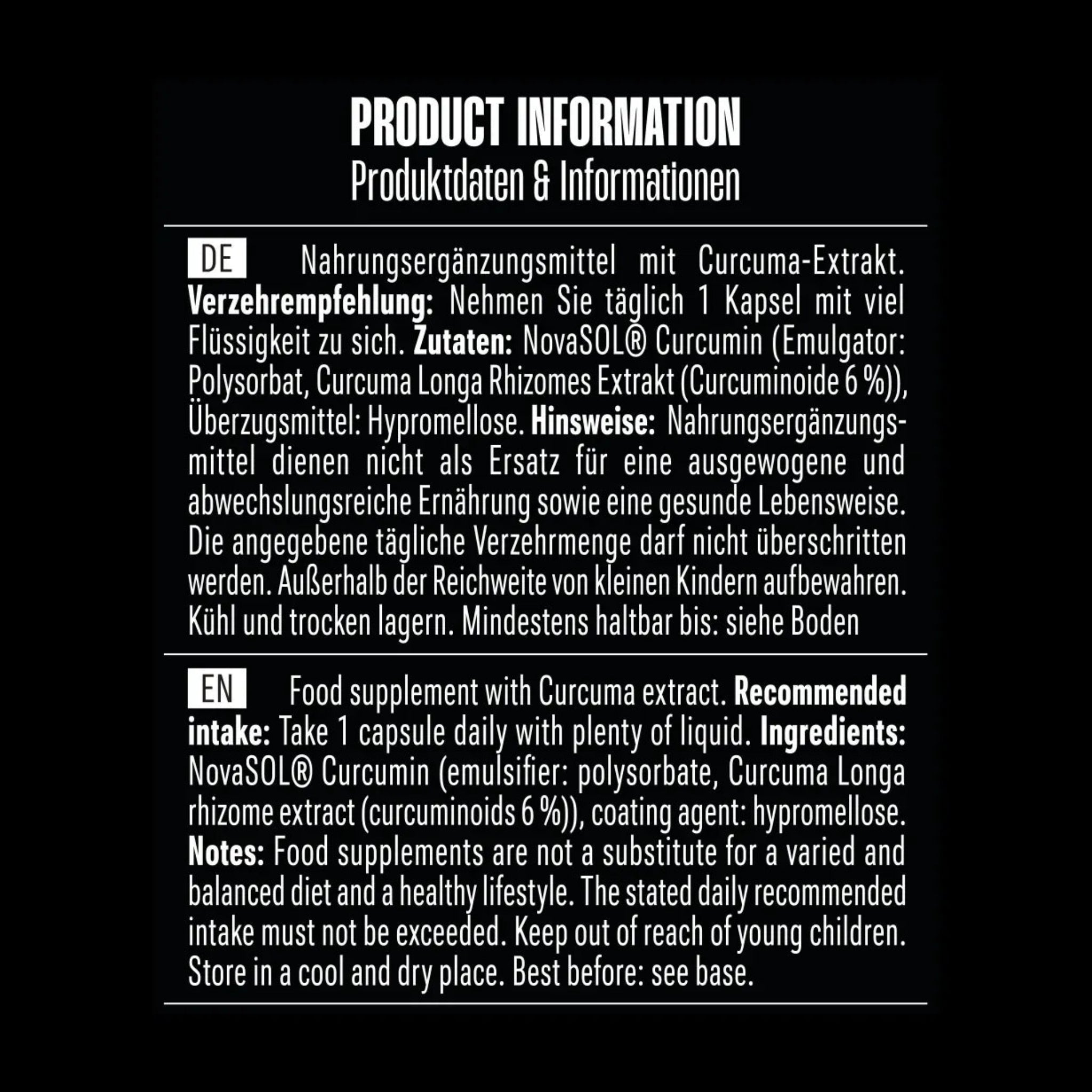 Big Zone NovaSol® Curcumin (90 Kapseln)