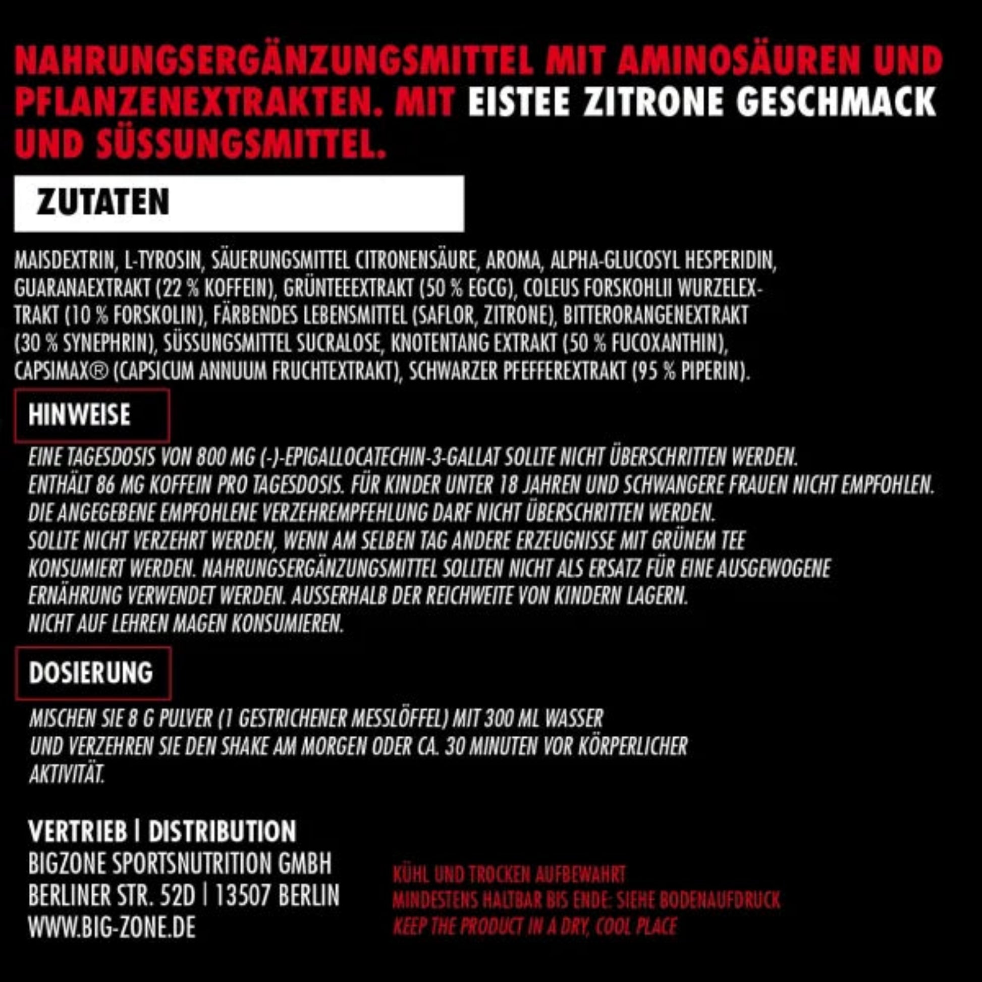 Big Zone Heat Up (240g)