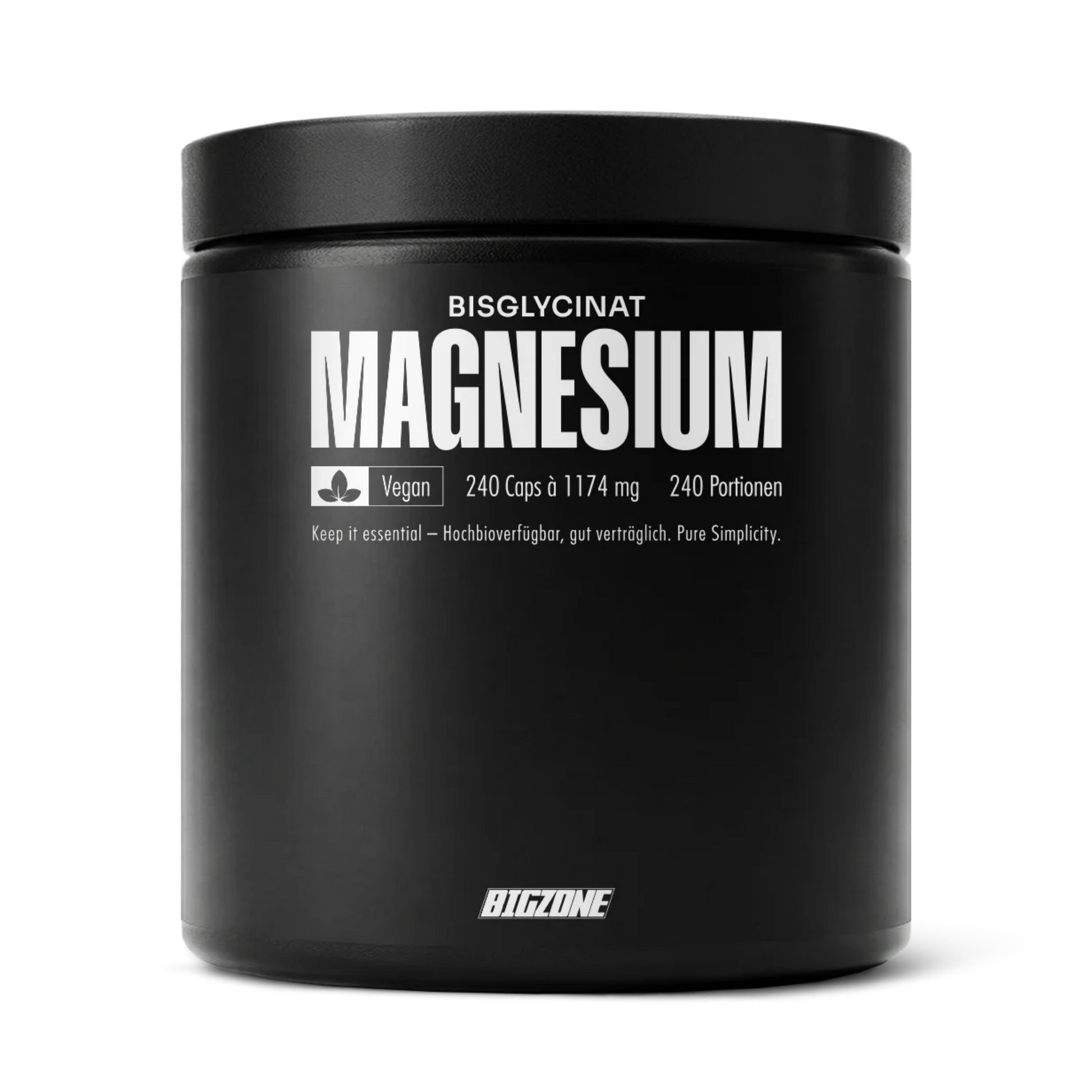 Big Zone Magnesium Bisglycinat (240 Kapseln)