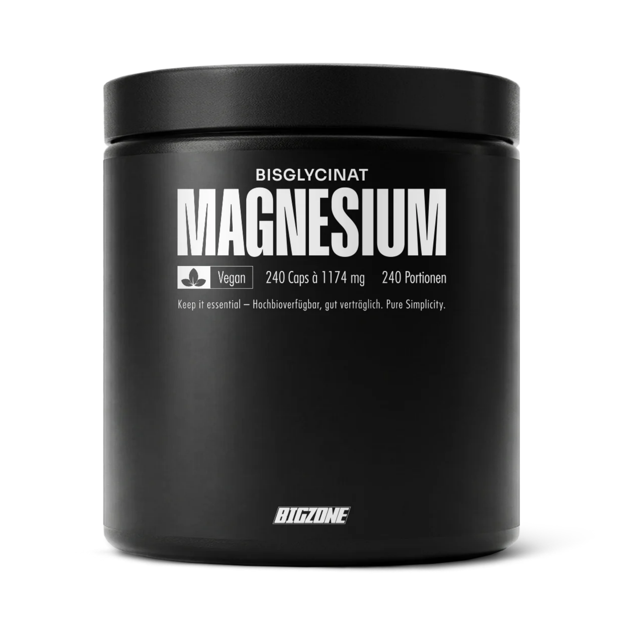 Big Zone Magnesium Bisglycinat (240 Kapseln)