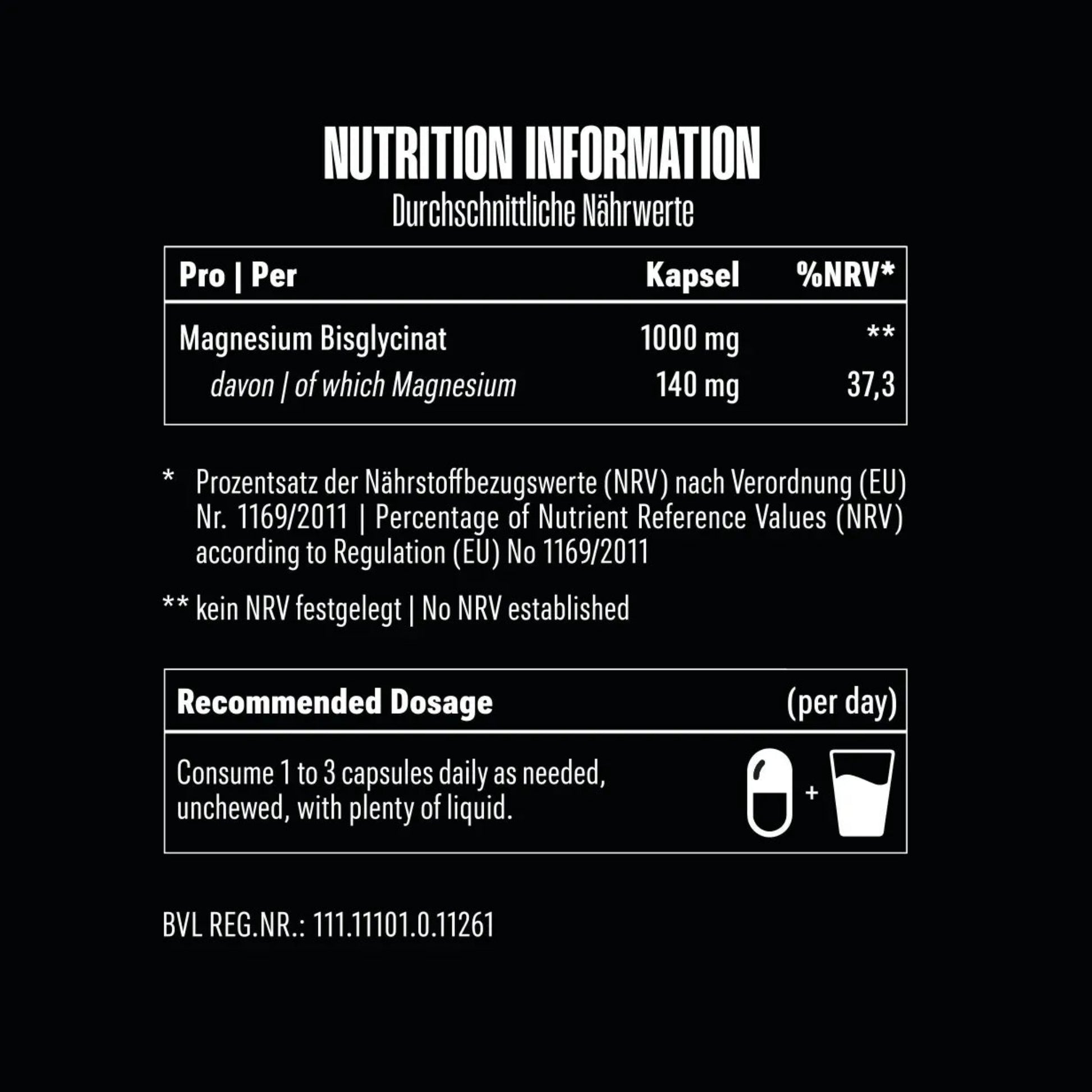 Big Zone Magnesium Bisglycinat (240 Kapseln)