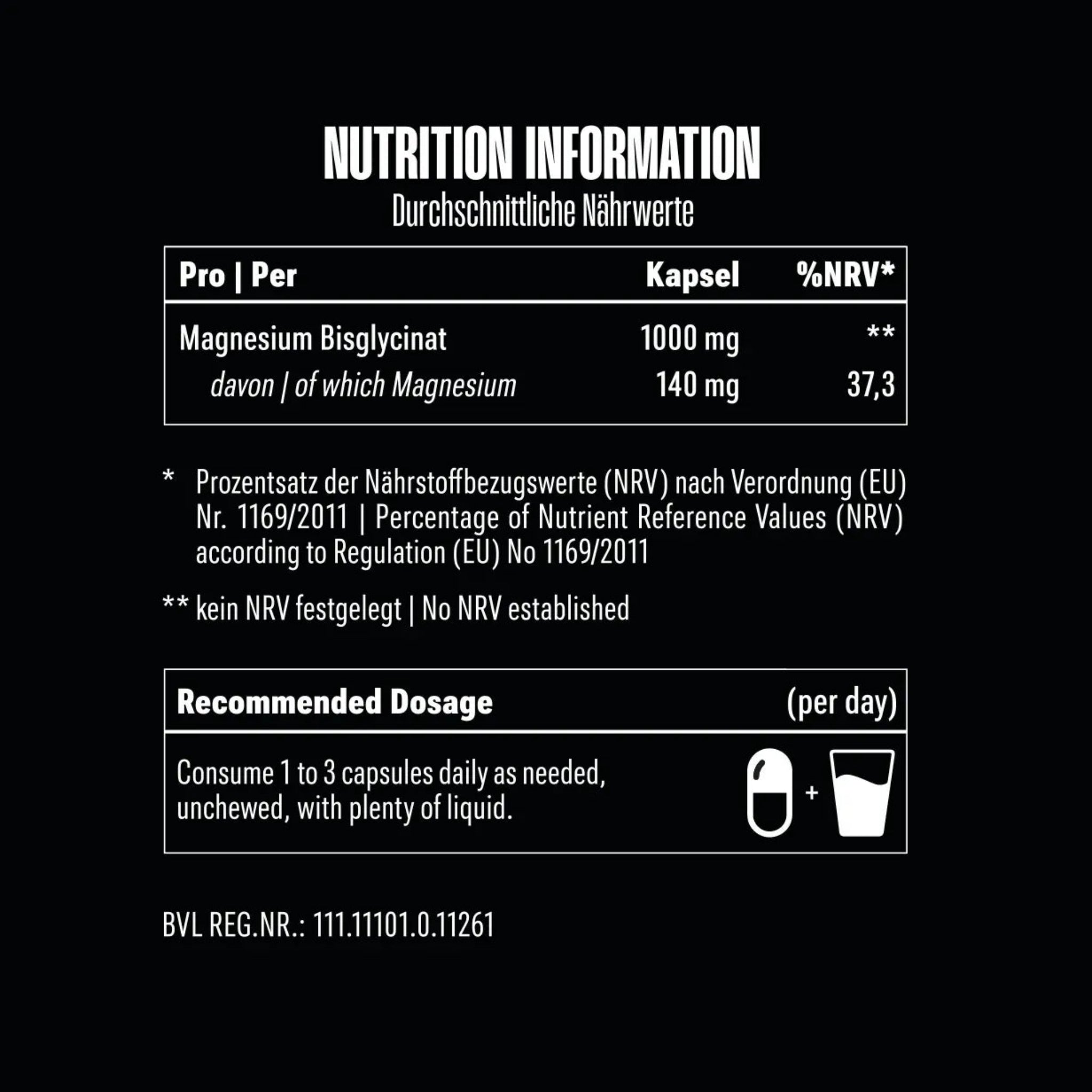 Big Zone Magnesium Bisglycinat (240 Kapseln)