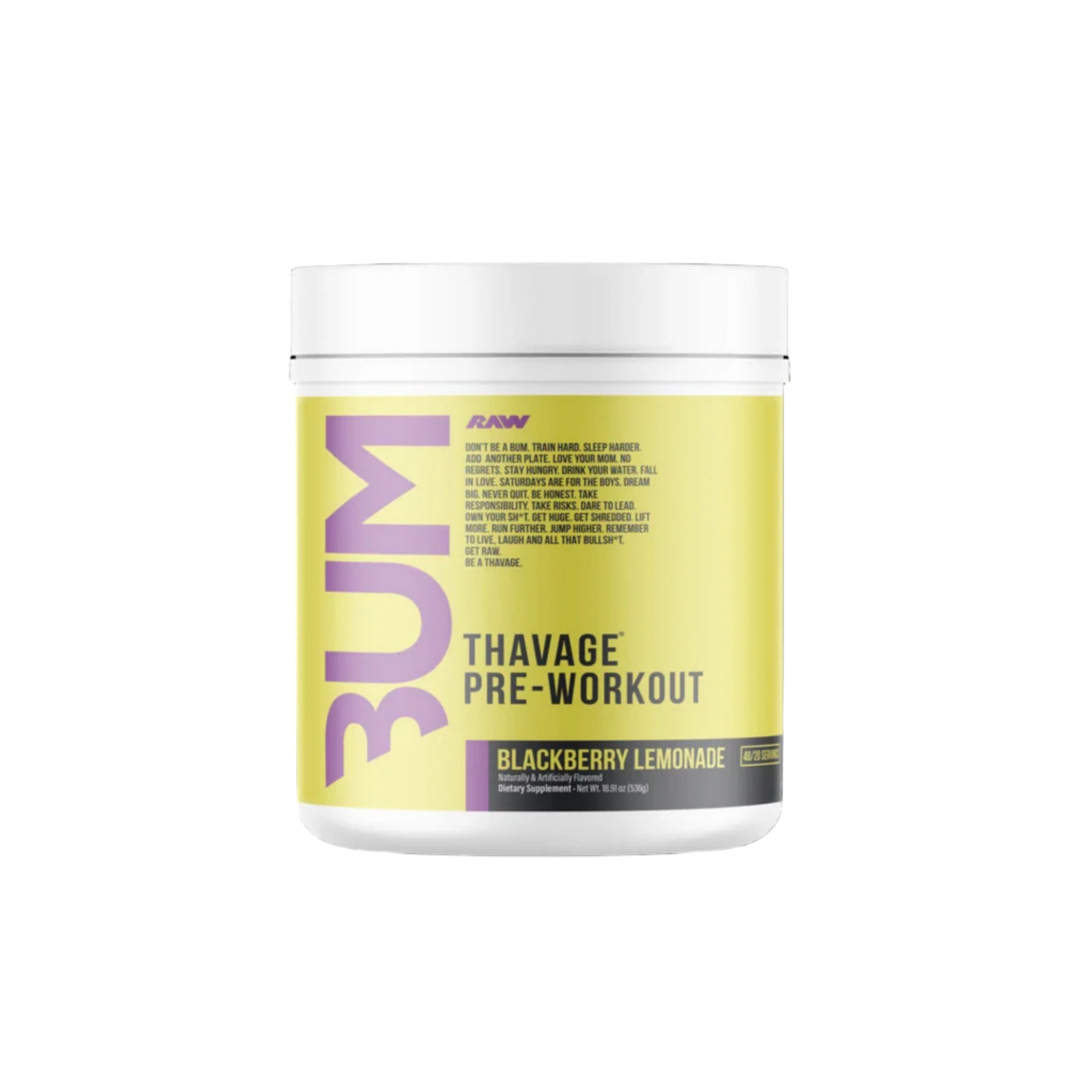 RAW Nutrition CBUM Thavage Pre-Workout (520g)