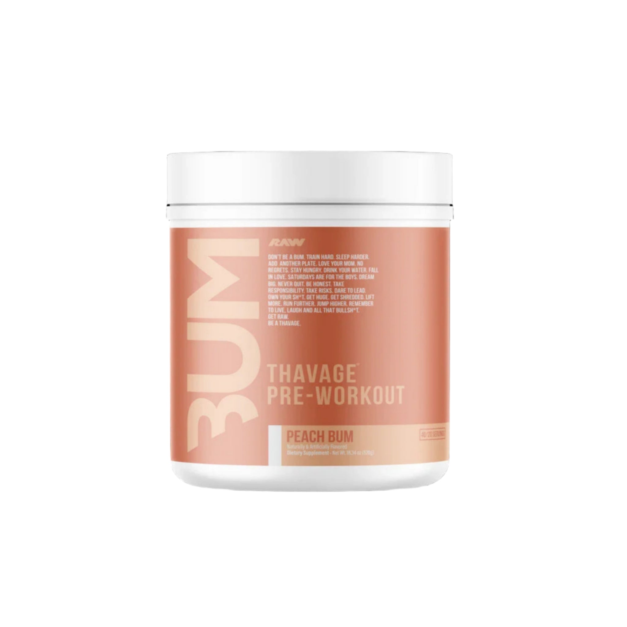 RAW Nutrition CBUM Thavage Pre-Workout (520g)