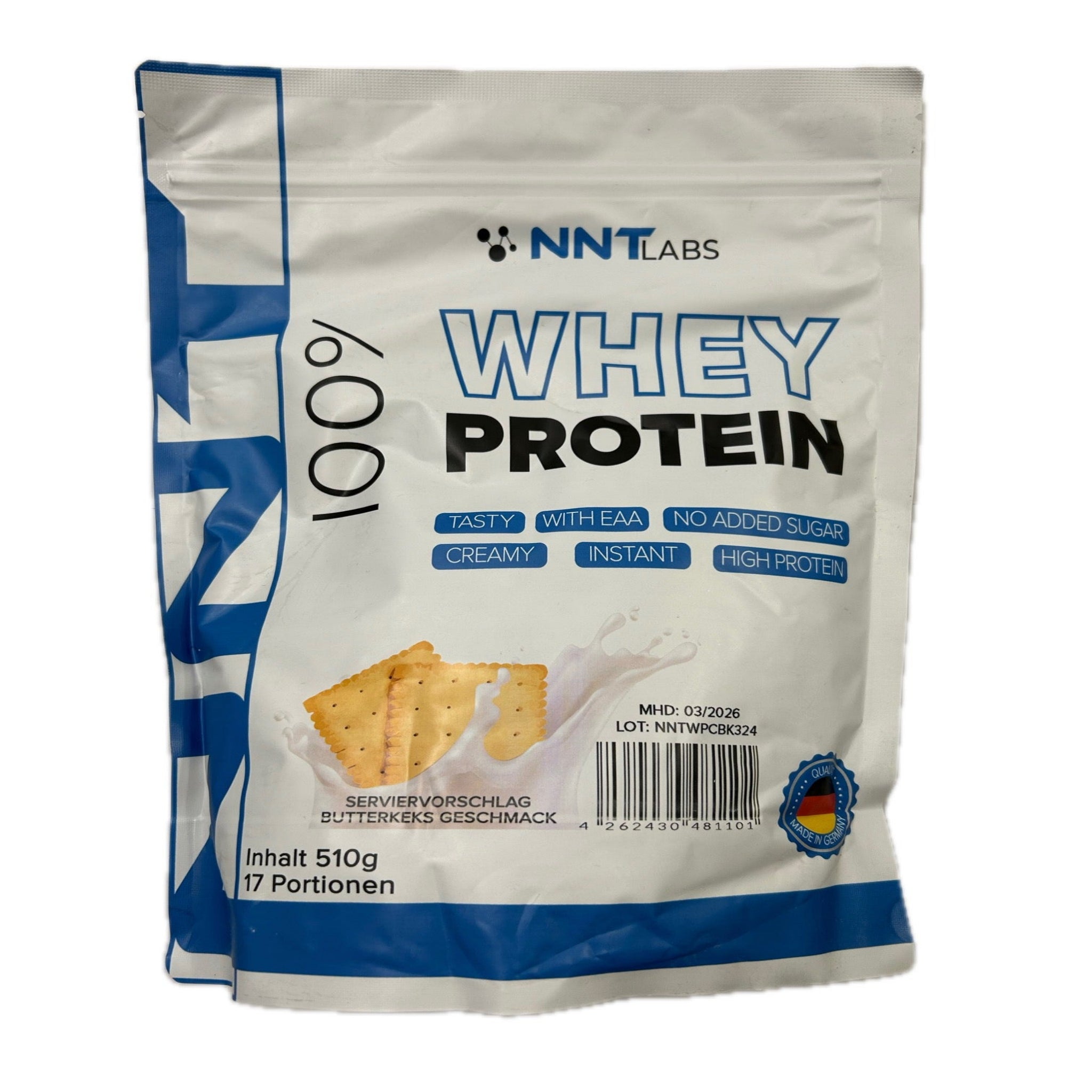 NNT Labs 100% Whey Protein (510g)