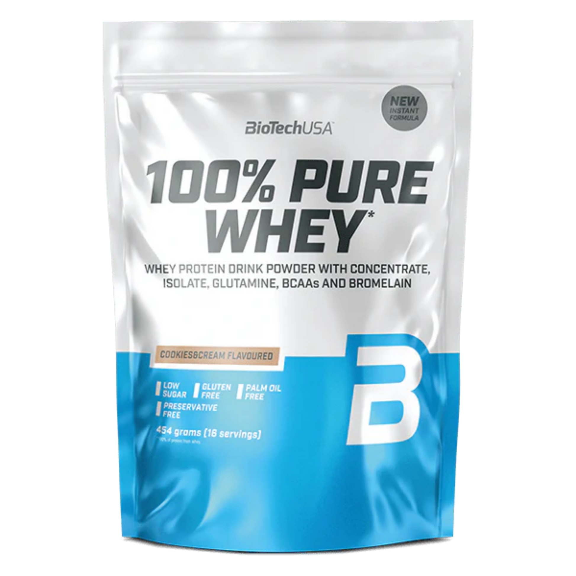 BiotechUSA 100% Pure Whey 454g