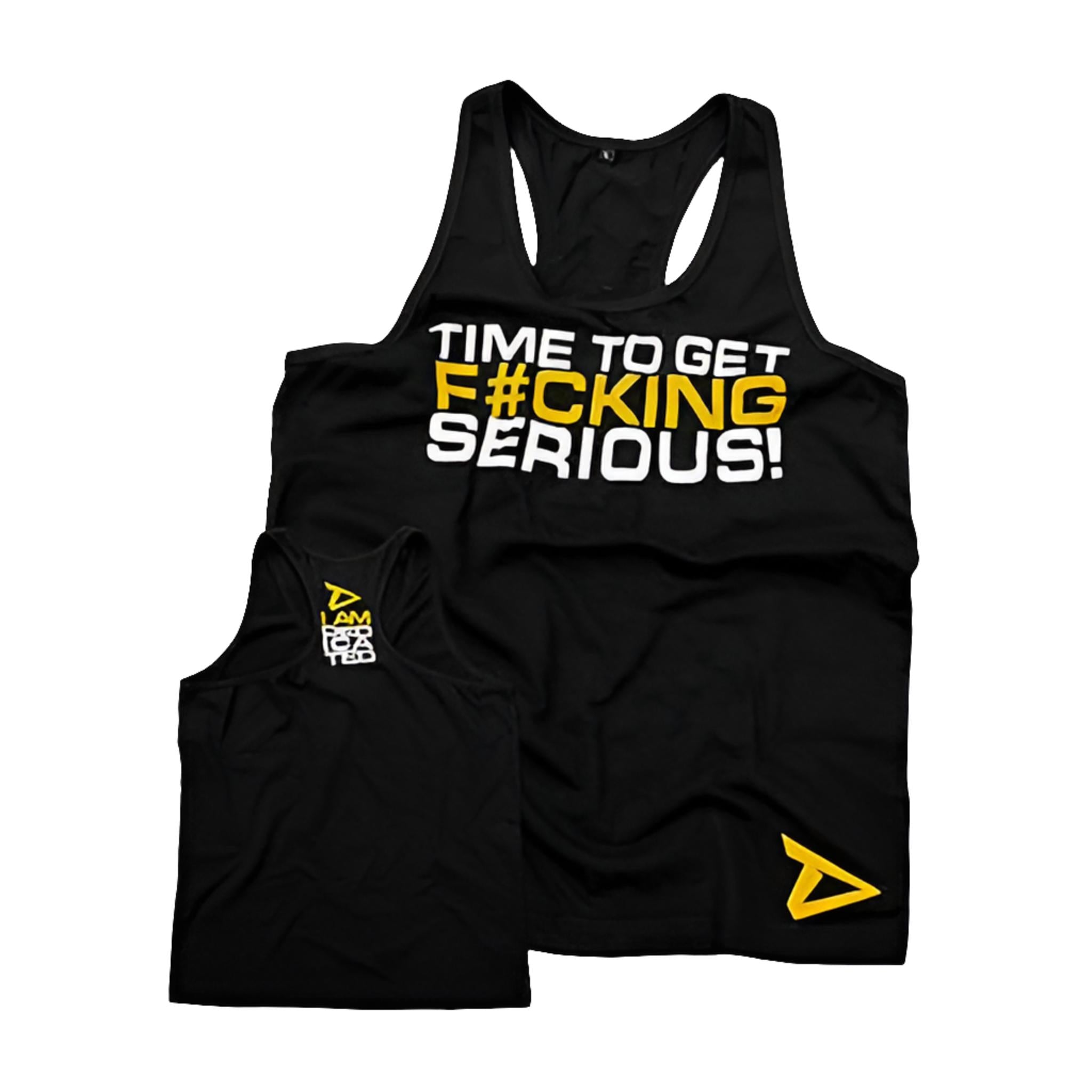 Dedicated Nutrition Stringer Tanktop "Time To Get F#cking Serious"
