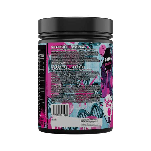 BPS Pharma 4 Your Gainz Bro EAAs 500g  Bubble Gum