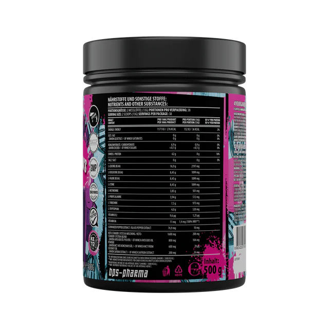 BPS Pharma 4 Your Gainz Bro EAAs 500g  Bubble Gum