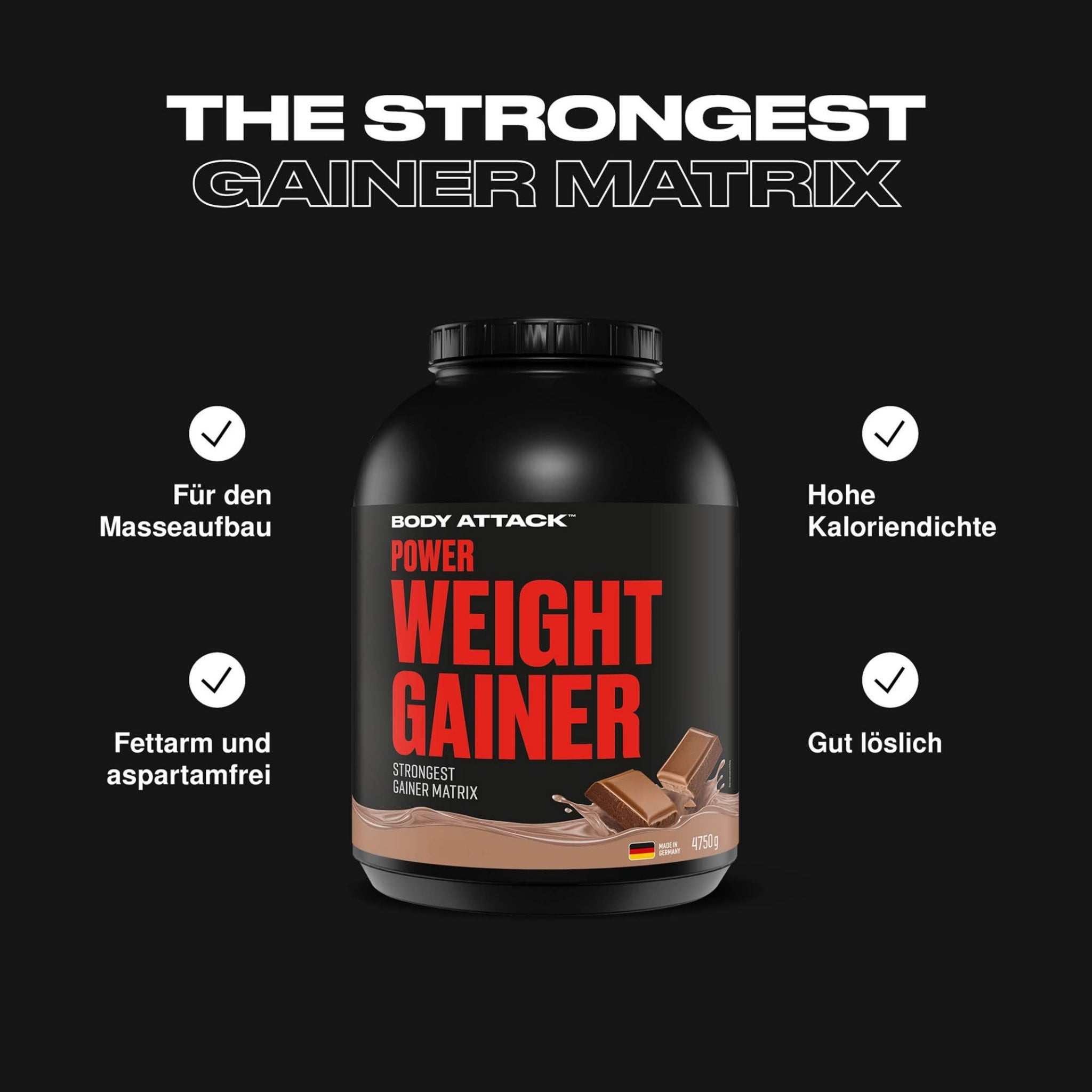 Body Attack Power Weight Gainer 4750g