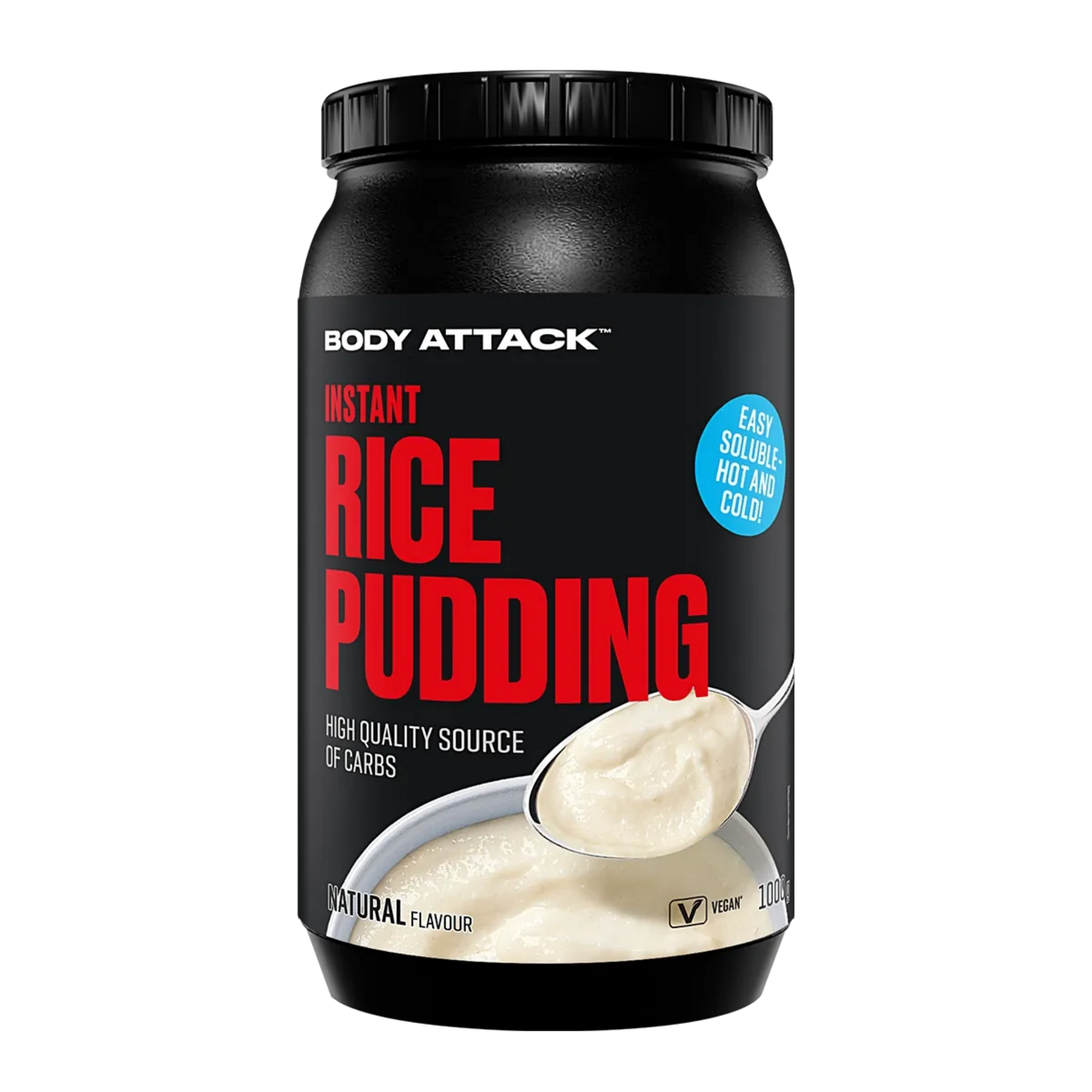 Body Attack Instant Rice Pudding 1000g - Natural