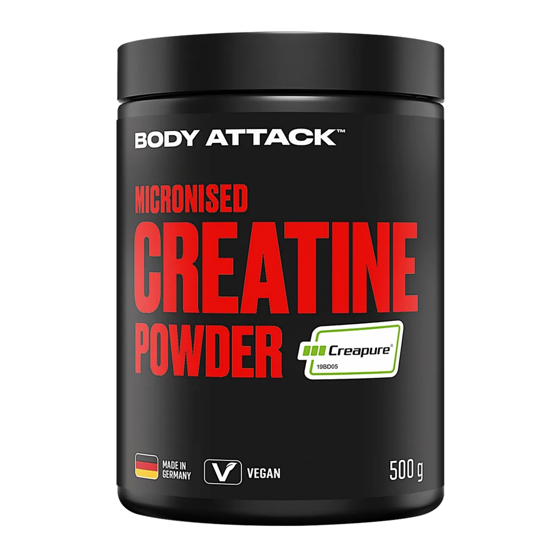 Body Attack Micronised Creatine Powder Creapure 500g