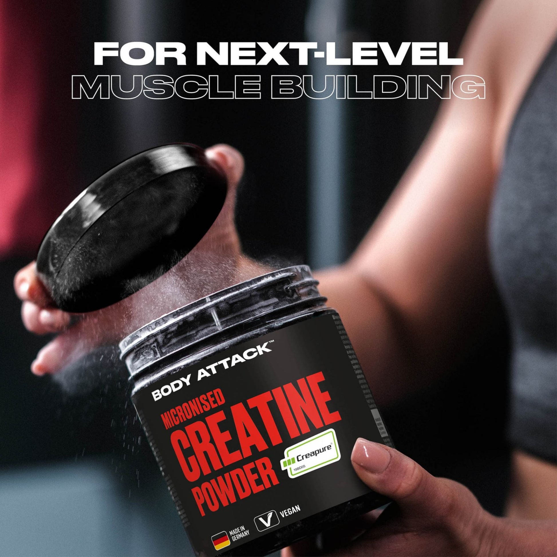 Body Attack Micronised Creatine Powder Creapure 500g