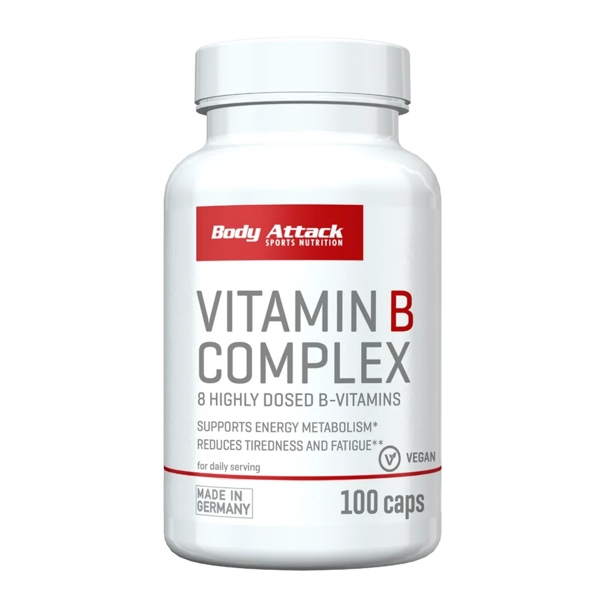 Body Attack Vitamin B Complex · 100 Kapseln