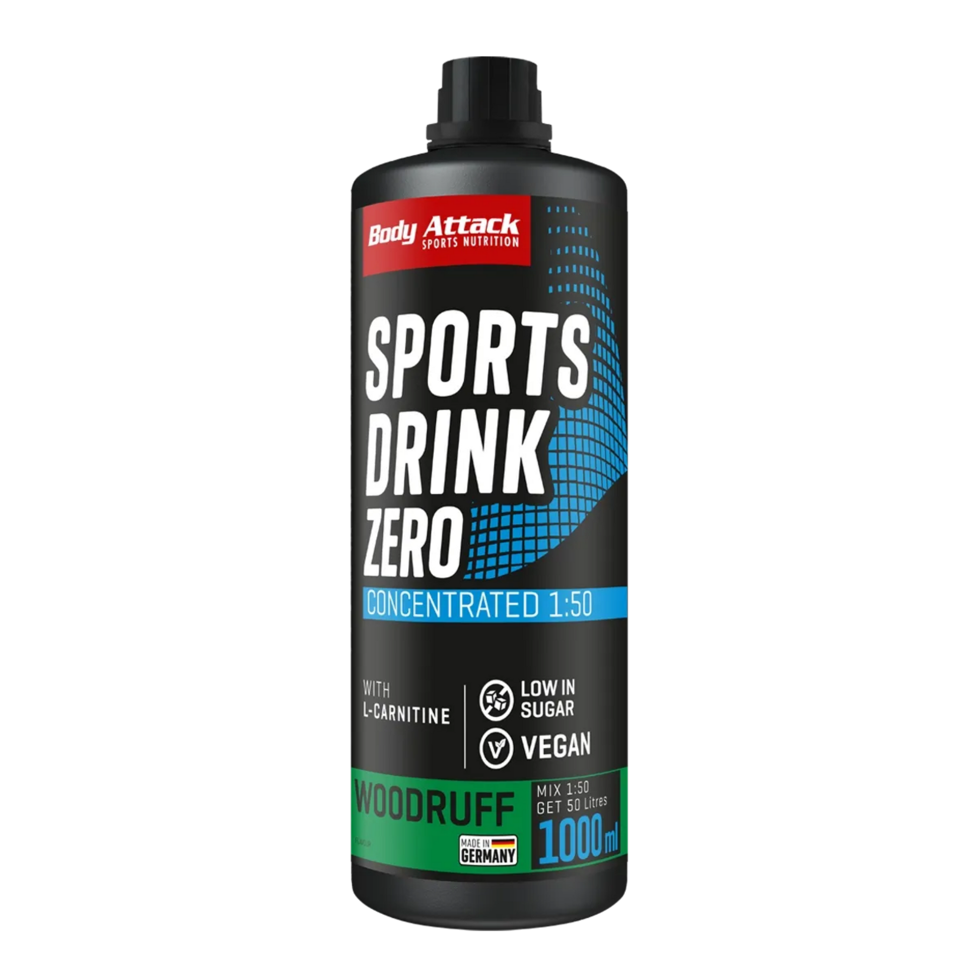 Body Attack Sports Drink Zero 1000ml