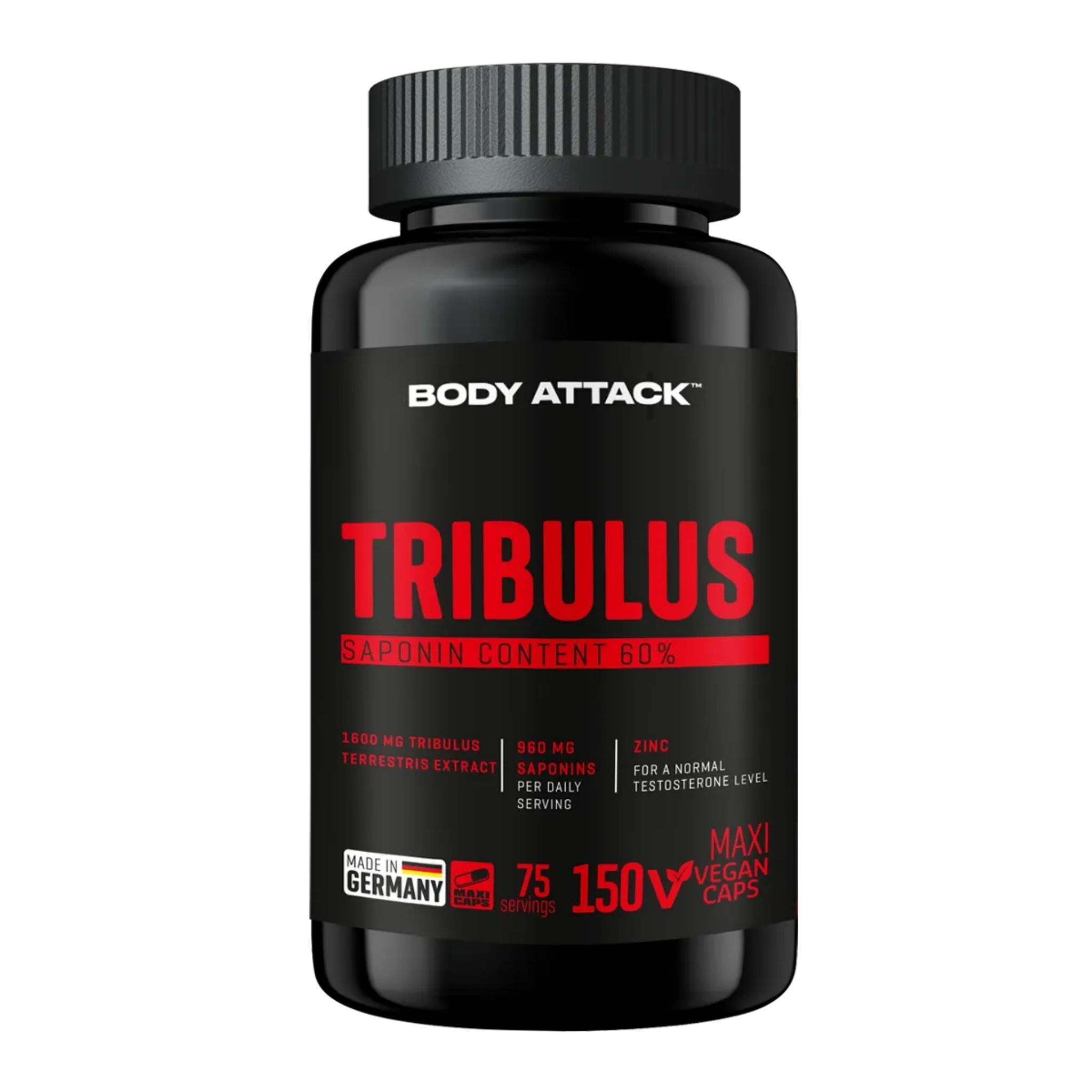 Body Attack Tribulus · 150 Kapseln