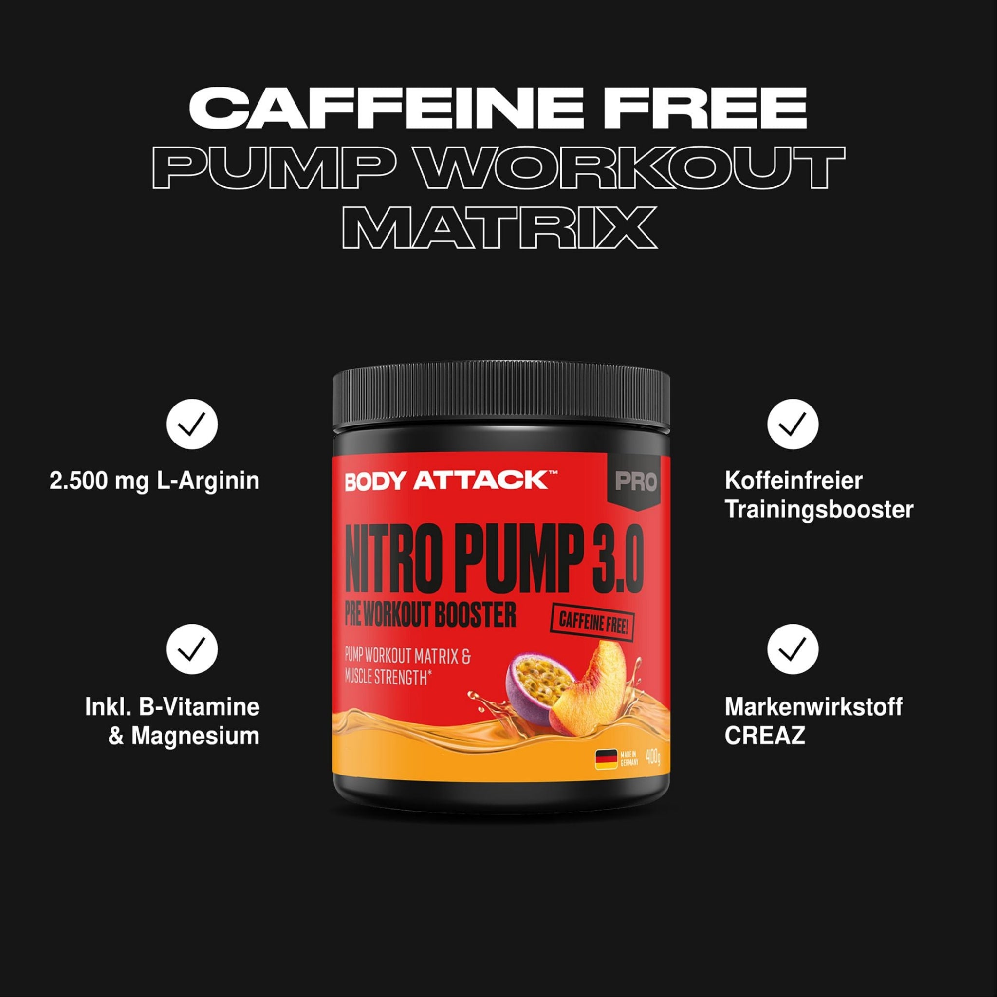 Body Attack Nitro Pump 3.0 400g