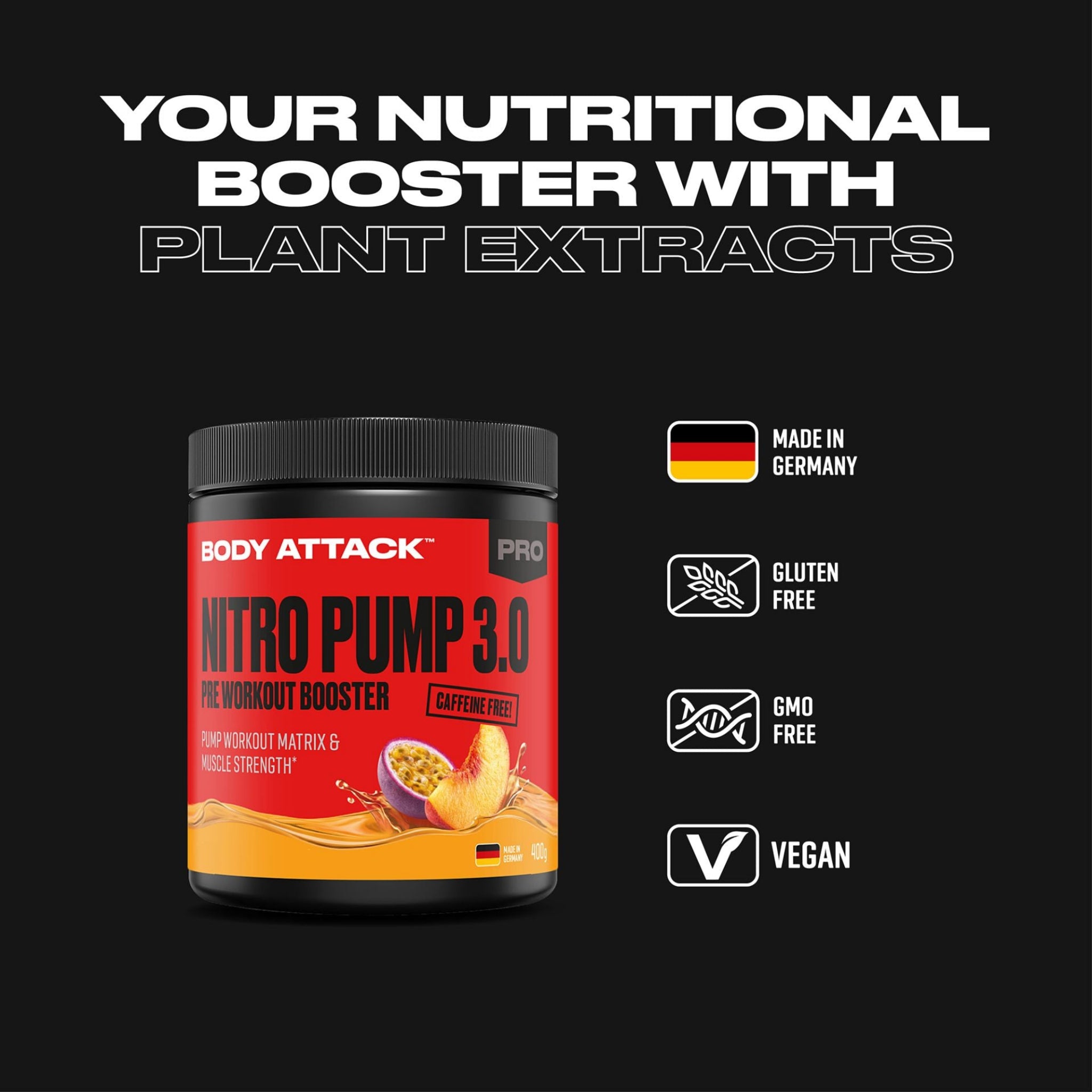 Body Attack Nitro Pump 3.0 400g