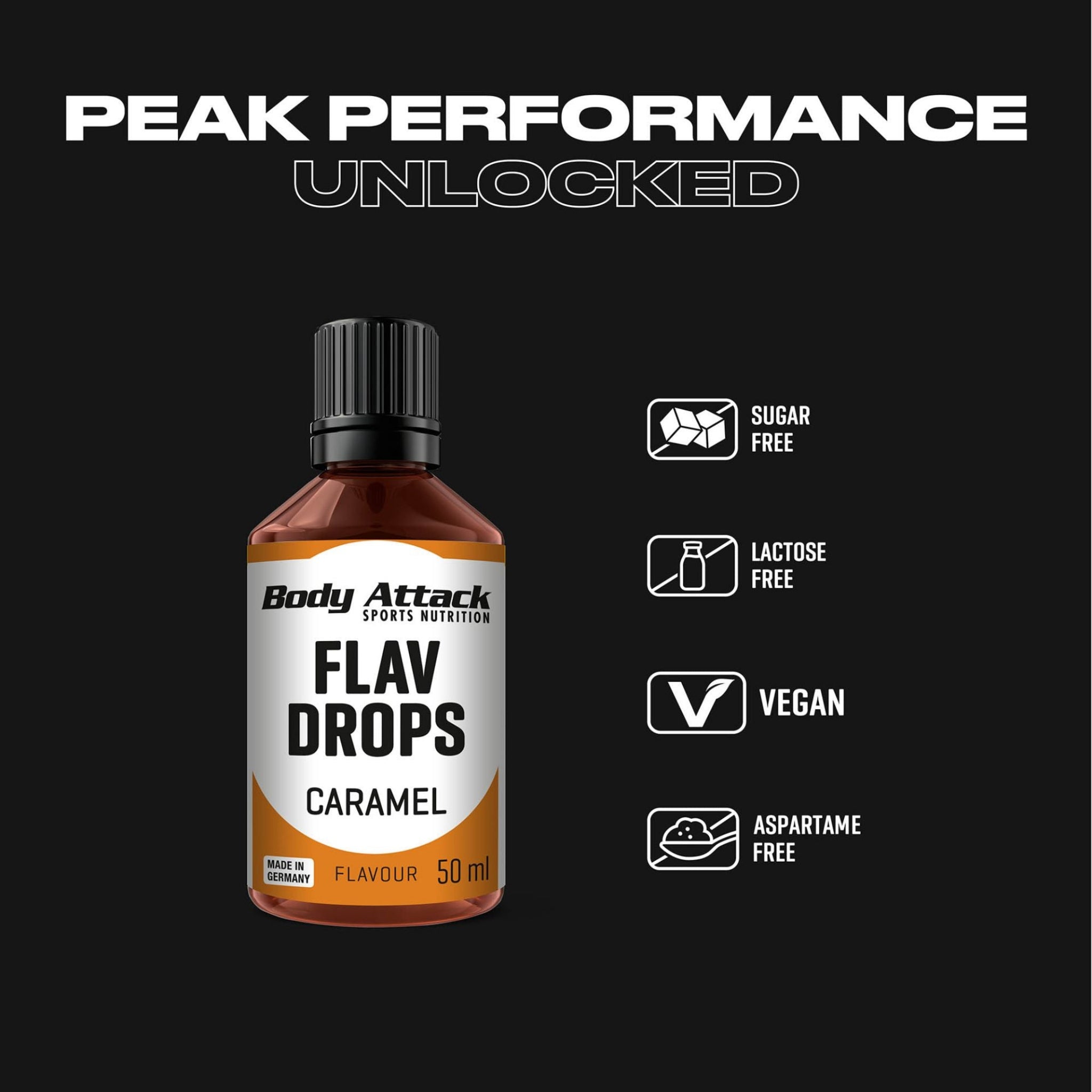 Body Attack Flav Drops 50ml