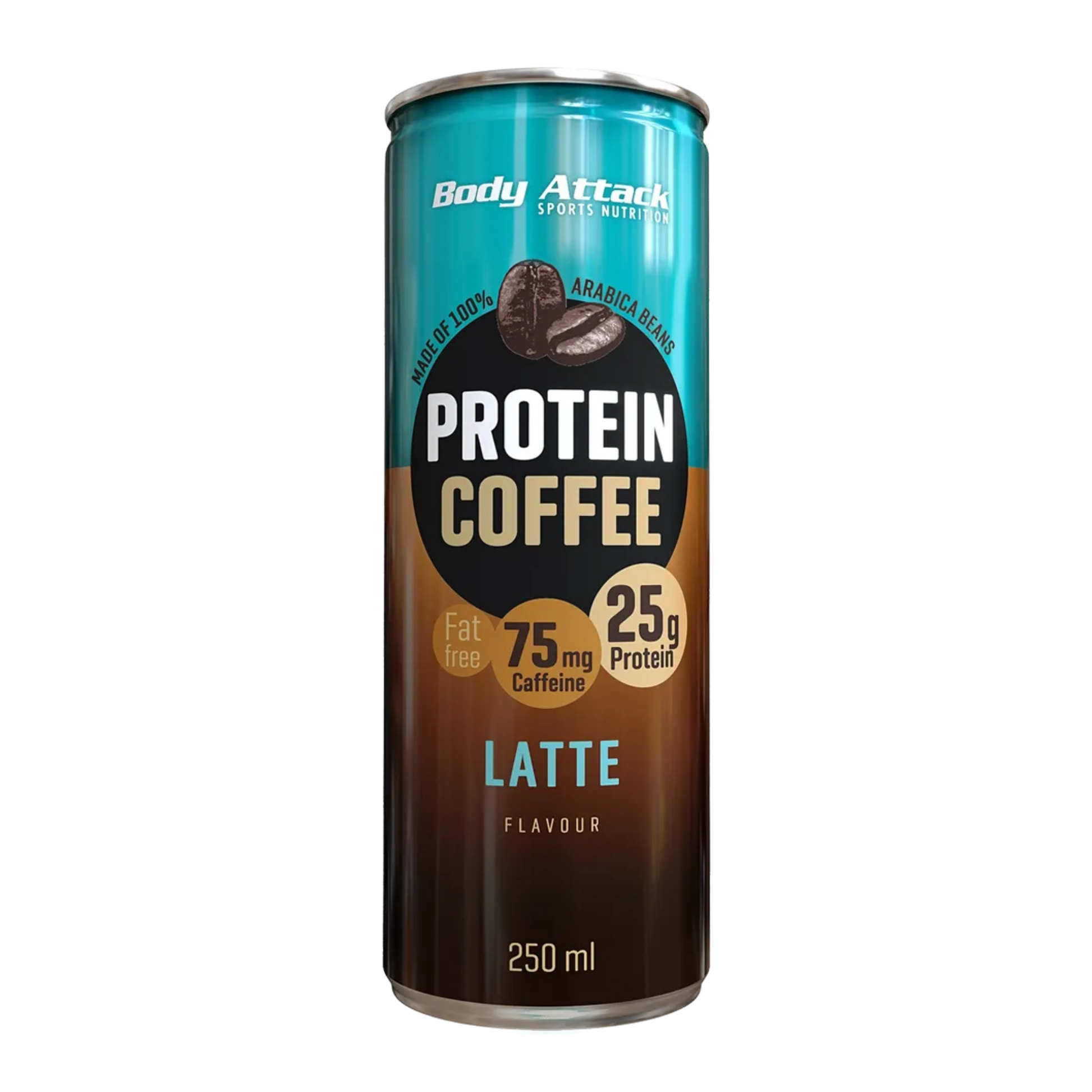 Body Attack Protein Coffee 12x250ml - Latte