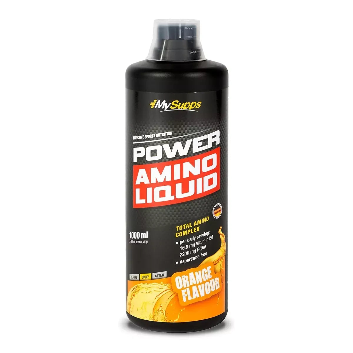 MySupps Power Amino Liquid 1L Orange
