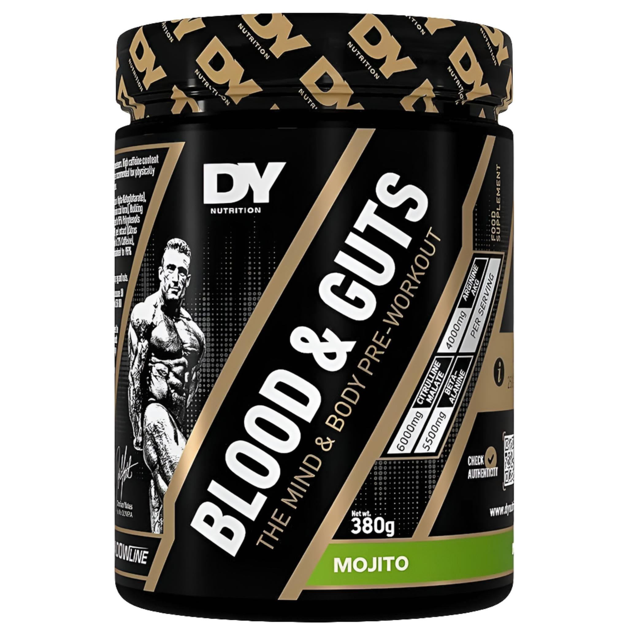 DY Nutrition Blood & Guts Pre-Workout (380g)