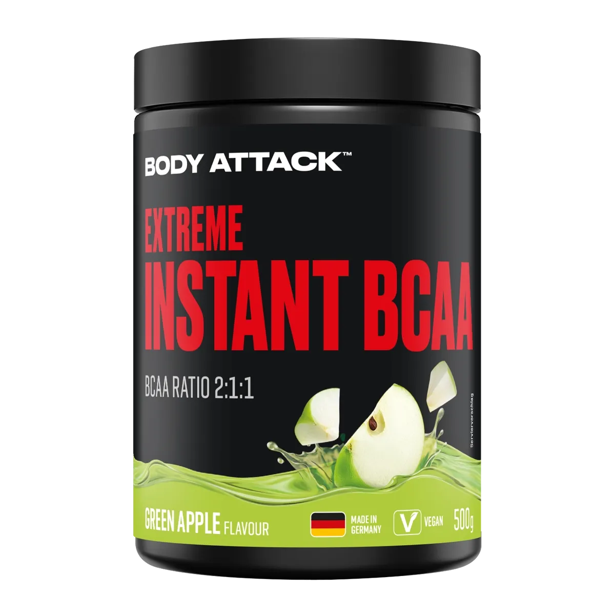 Body Attack Extreme Instant BCAA 500g Green Apple