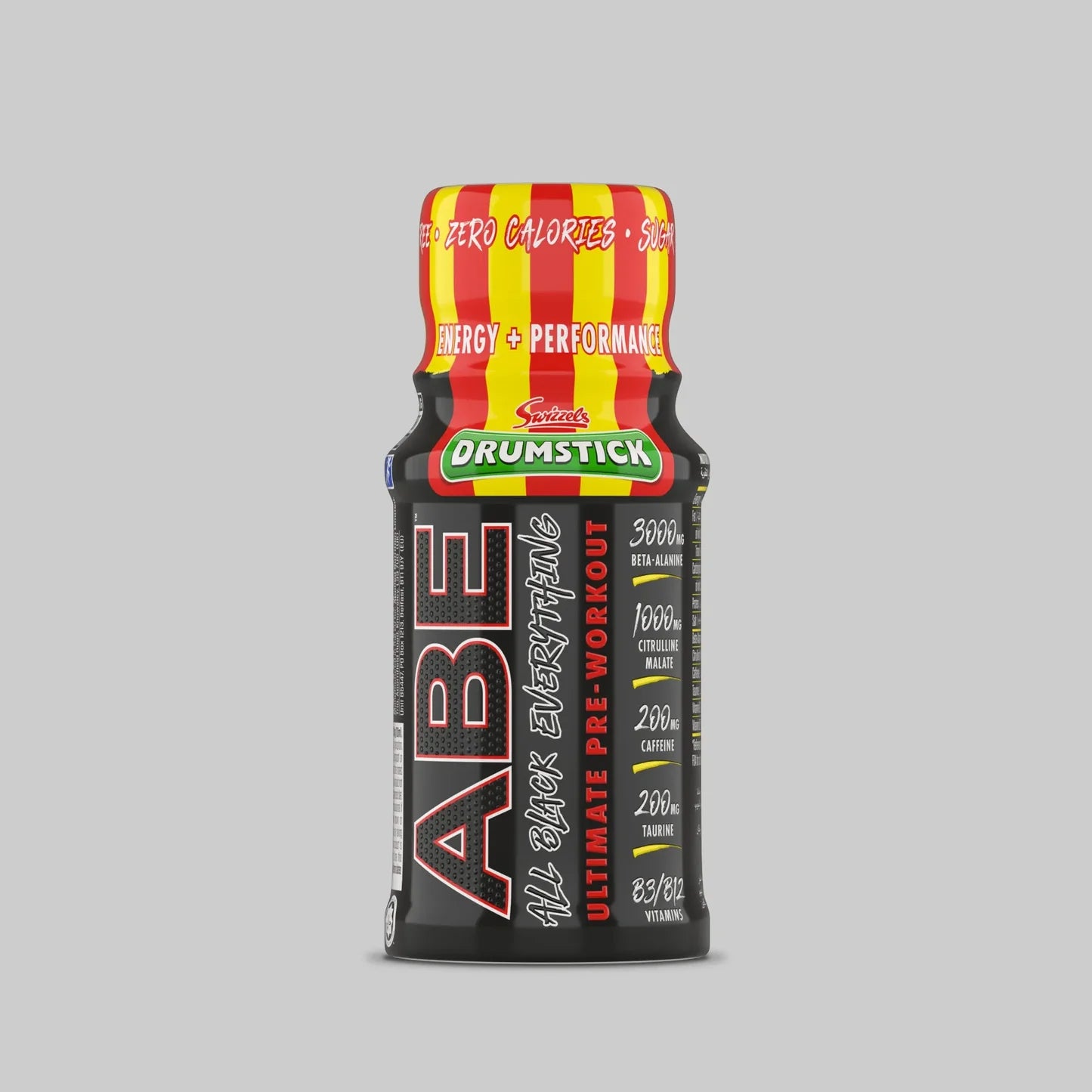 Applied Nutrition ABE Pre-Workout Energy Shot 12 x 60ml Drumstick Raspberry