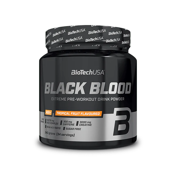 BioTechUSA Black Blood NOX+ 340g Tropical Fruit