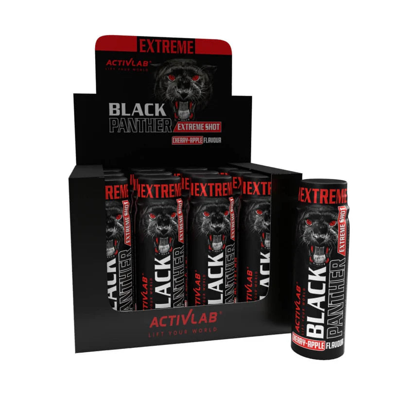 Activlab Black Panther Extreme Shot 12 x 80ml Cherry-Apple